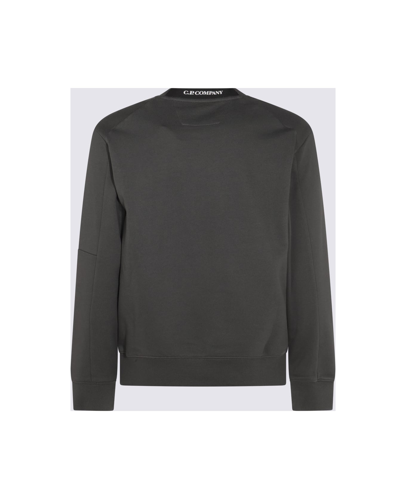 C.P. Company Dark Grey Cotton Sweatshirt - CHARCOAL