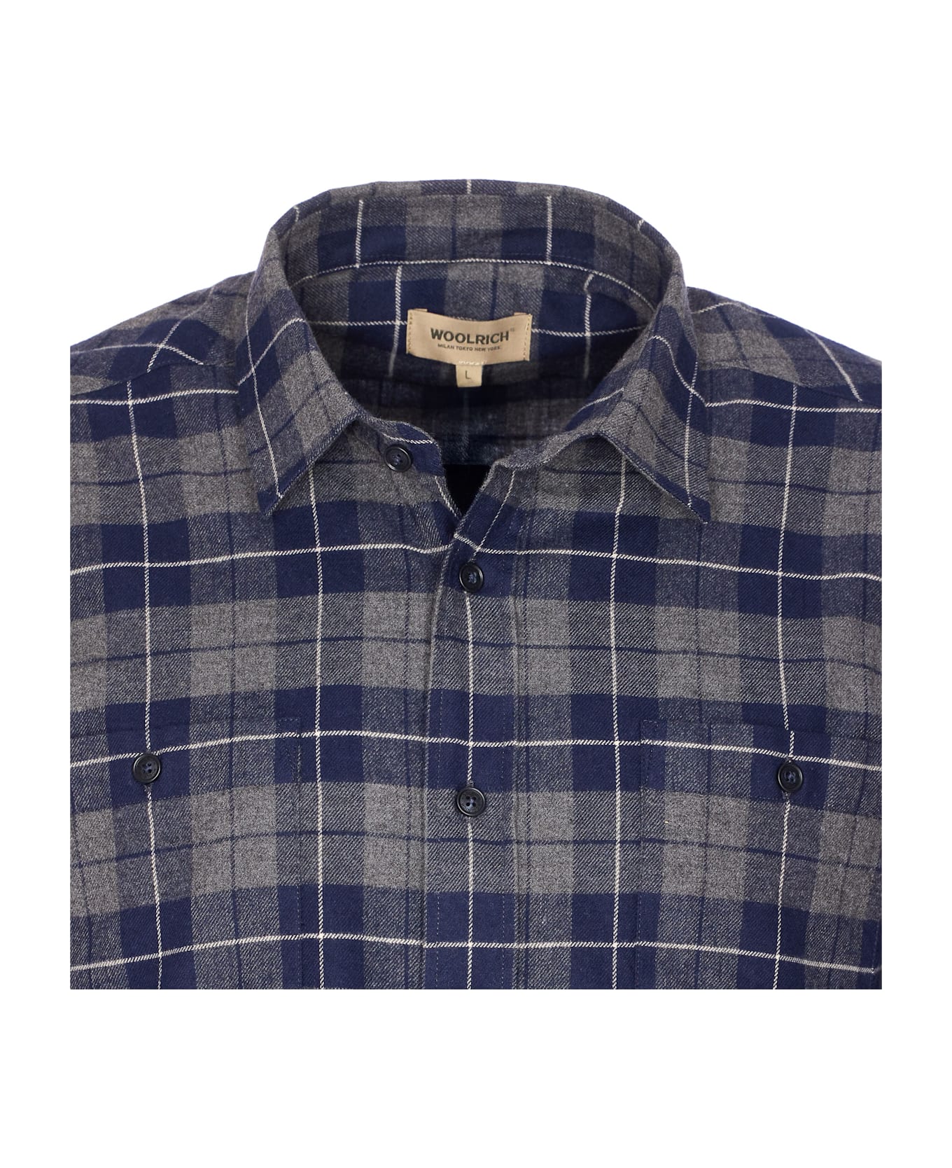 Woolrich Check Flannel Warren Shirt - Red