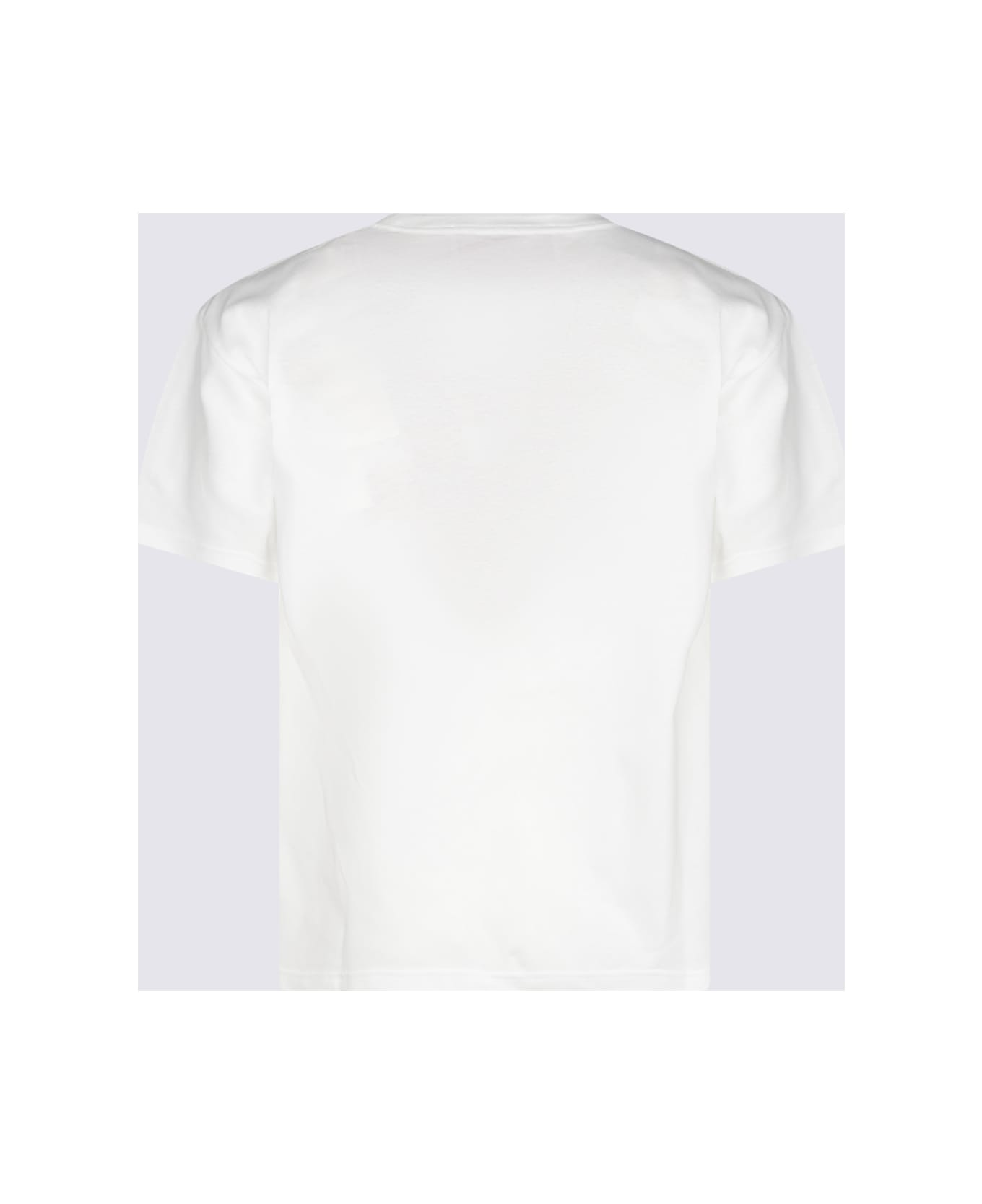 White Cotton T-shirt - Thumbnail 1