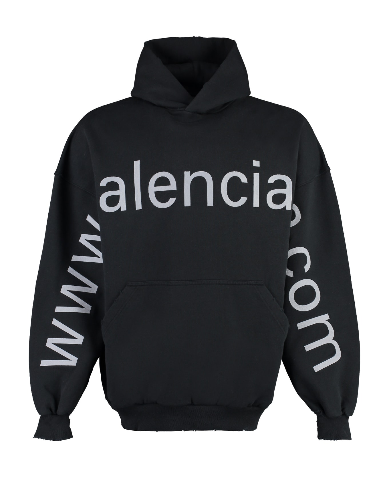 Balenciaga Oversize Hoodie - black