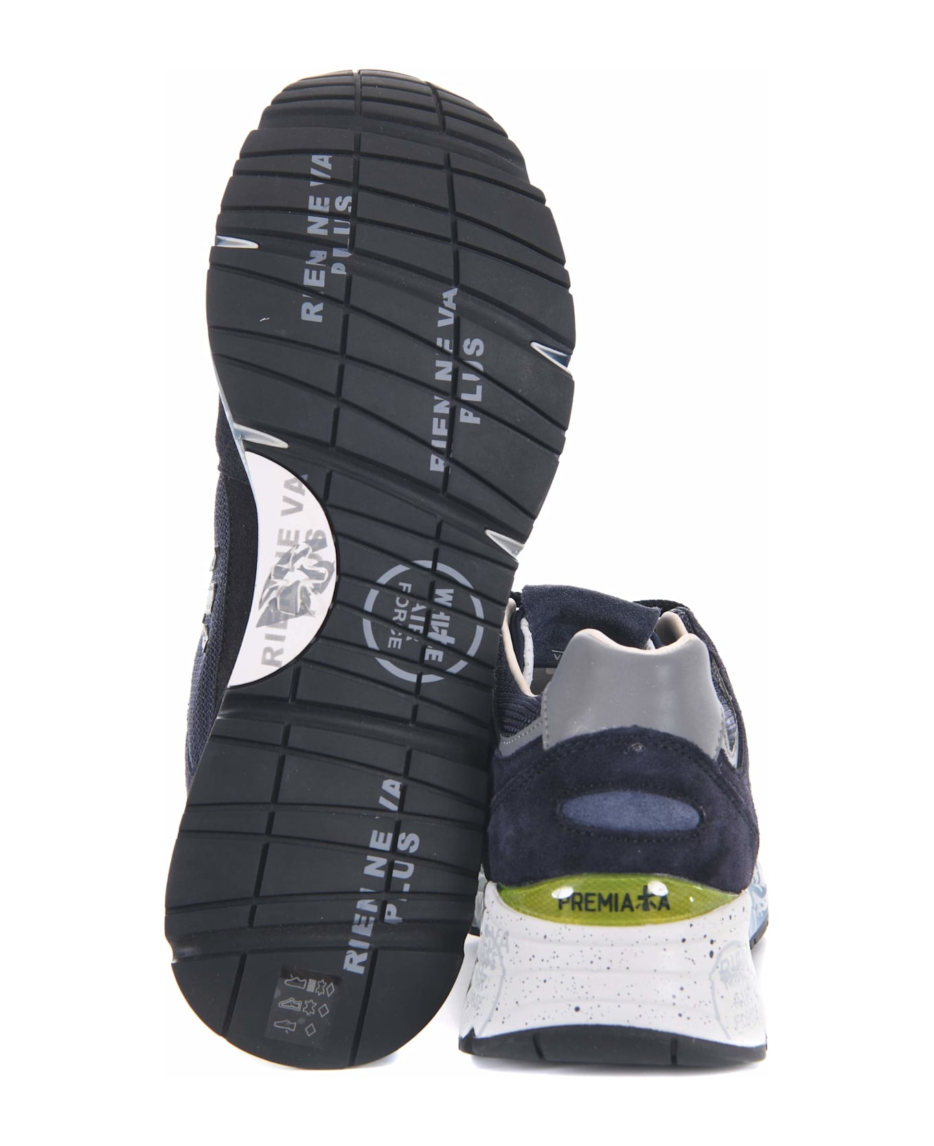 Premiata Mase Sneakers - Black Dark Grey White