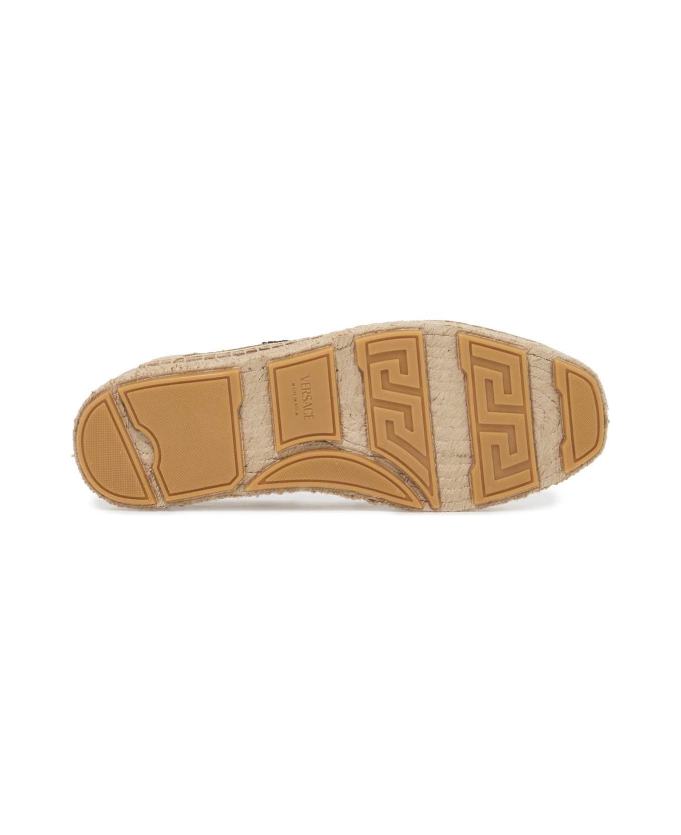 Versace Suede Moccasin-style Es - MASTIC (Beige)