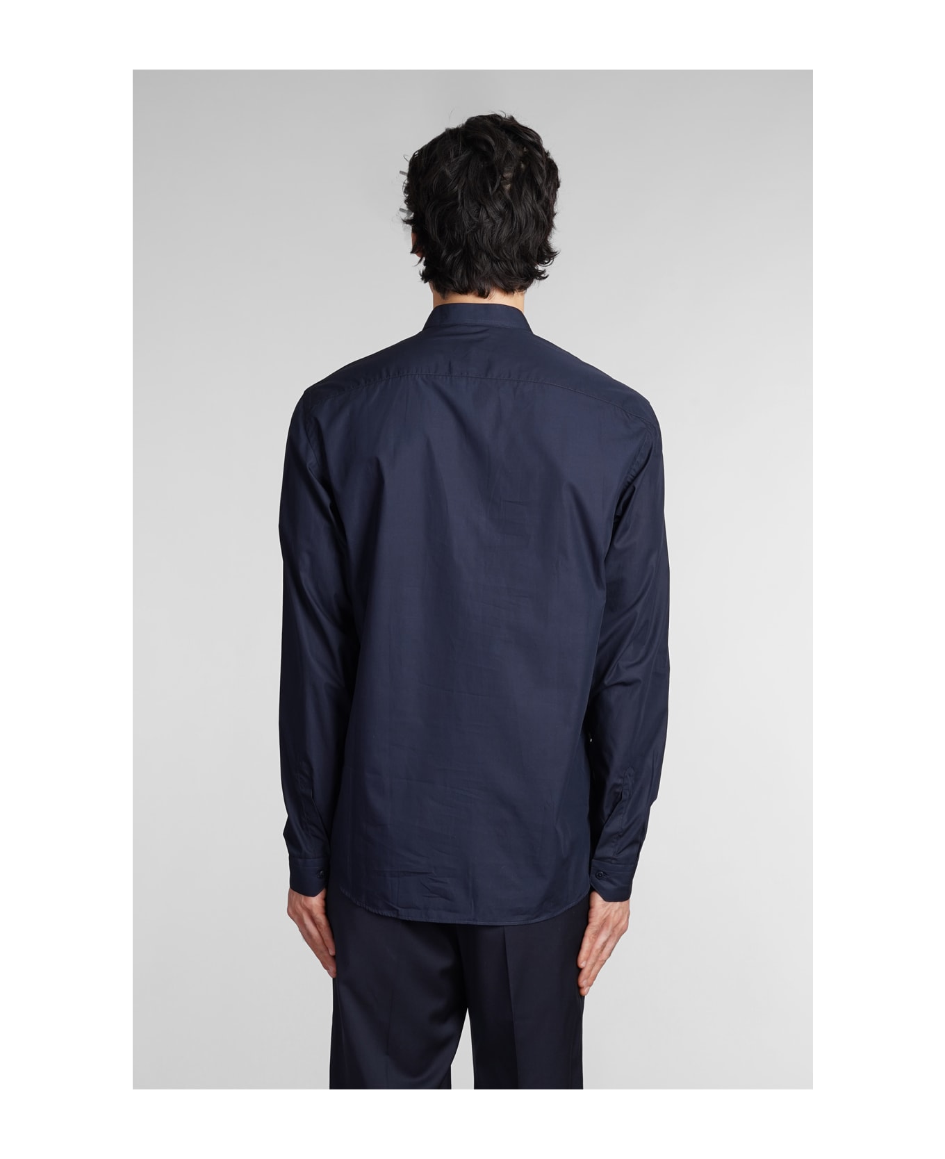 costumein Ives Shirt In Blue Cotton - blue