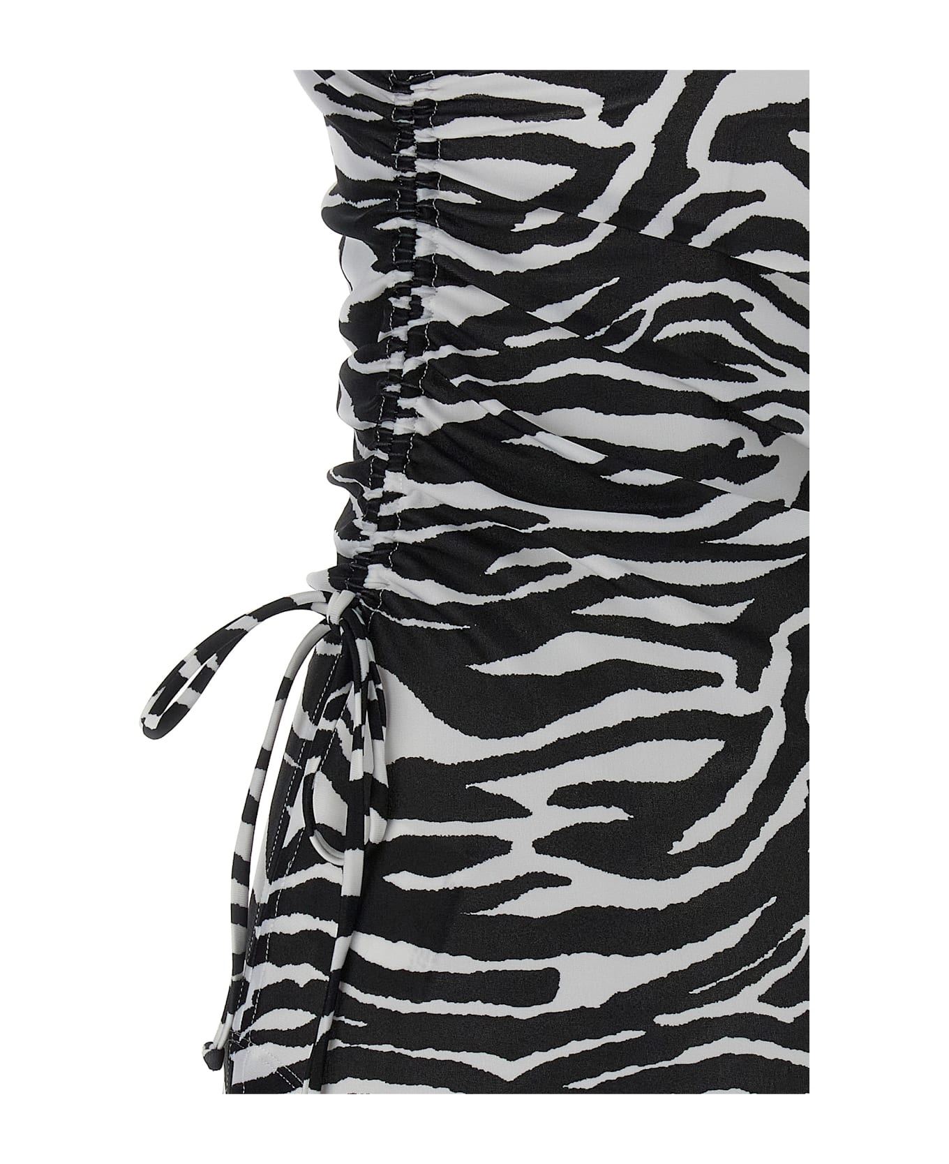 The Attico 'estate Meravigliosa' Dress - White/Black