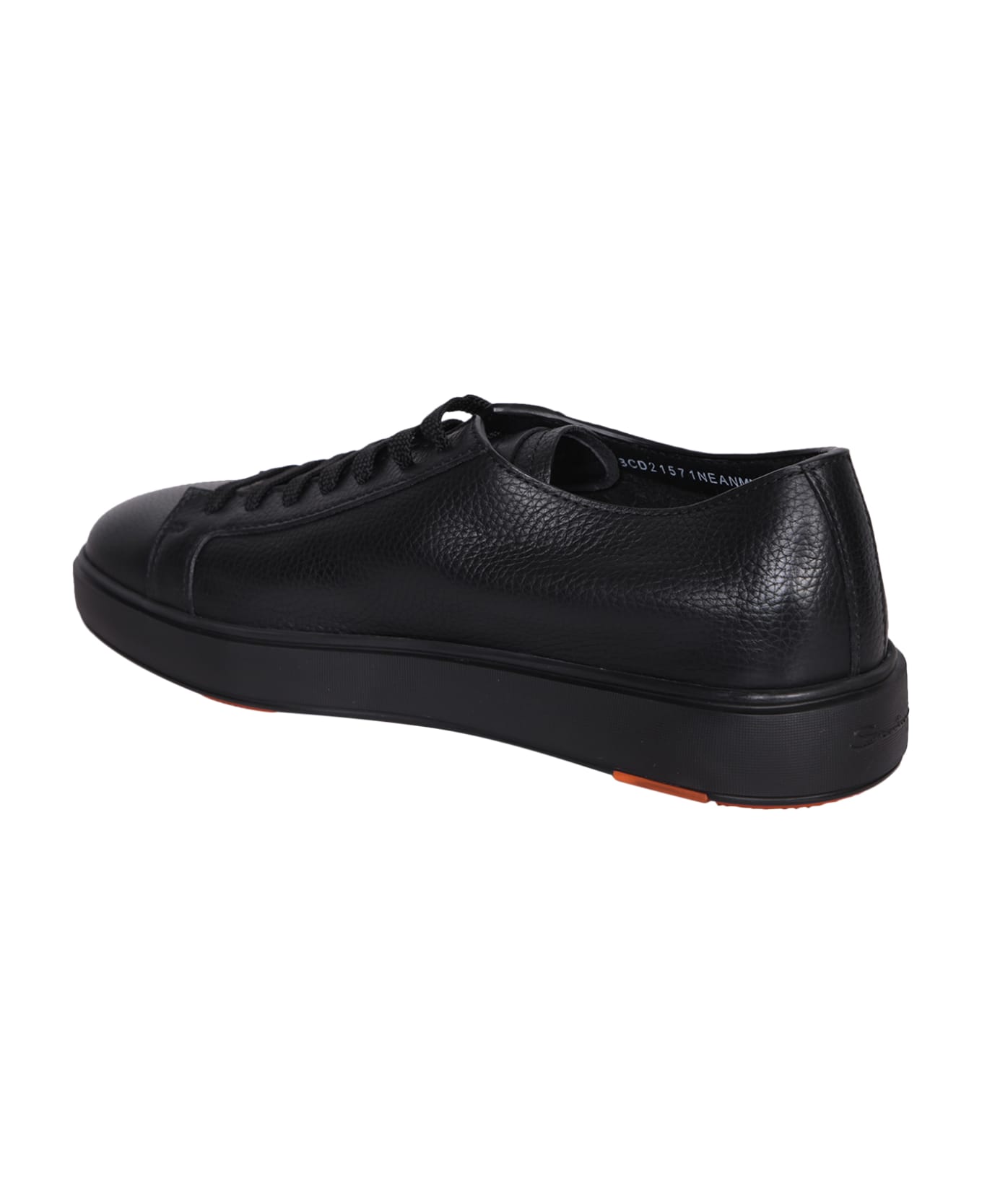Santoni Cleanic Black Sneakers - Black