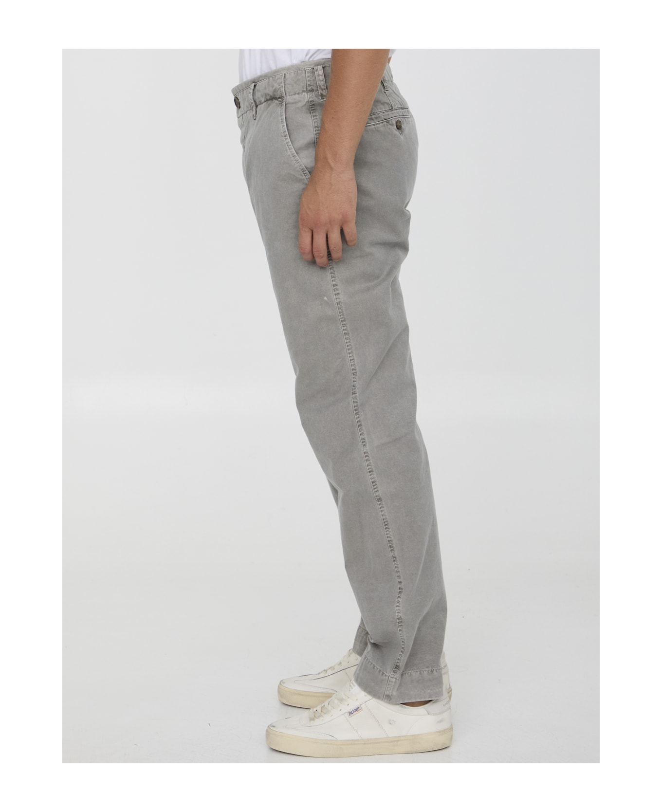 James Perse Rigid Canvas Pants - GREY