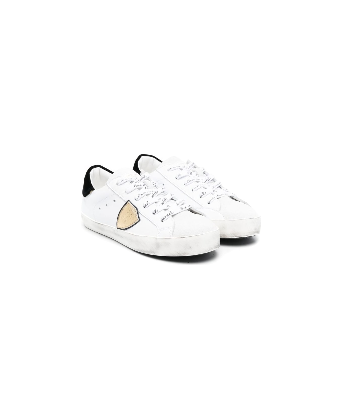 Philippe Model Sneakers With Print - White