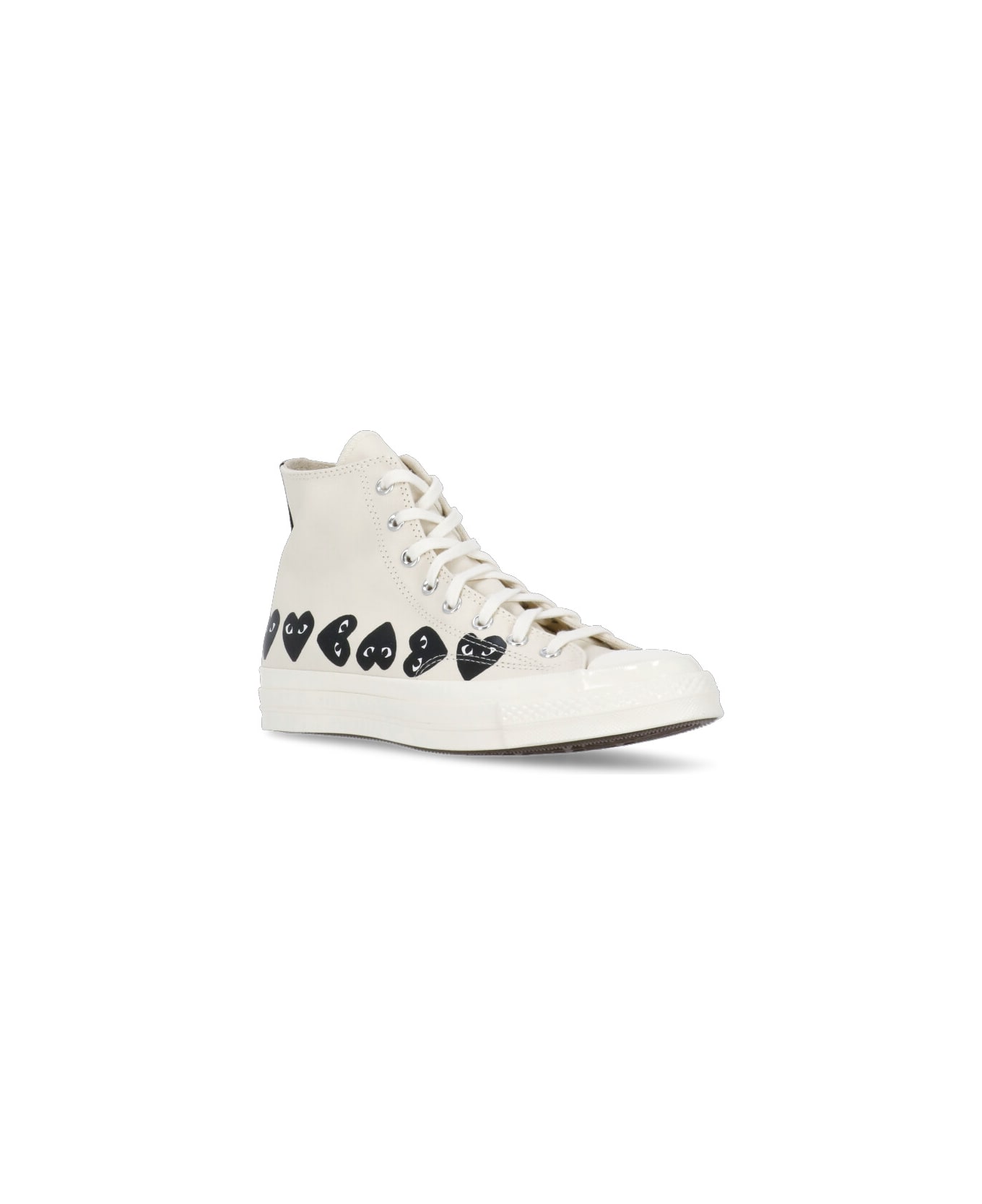 Comme des Garçons Play Chuck Taylor Sneakers - Ivory