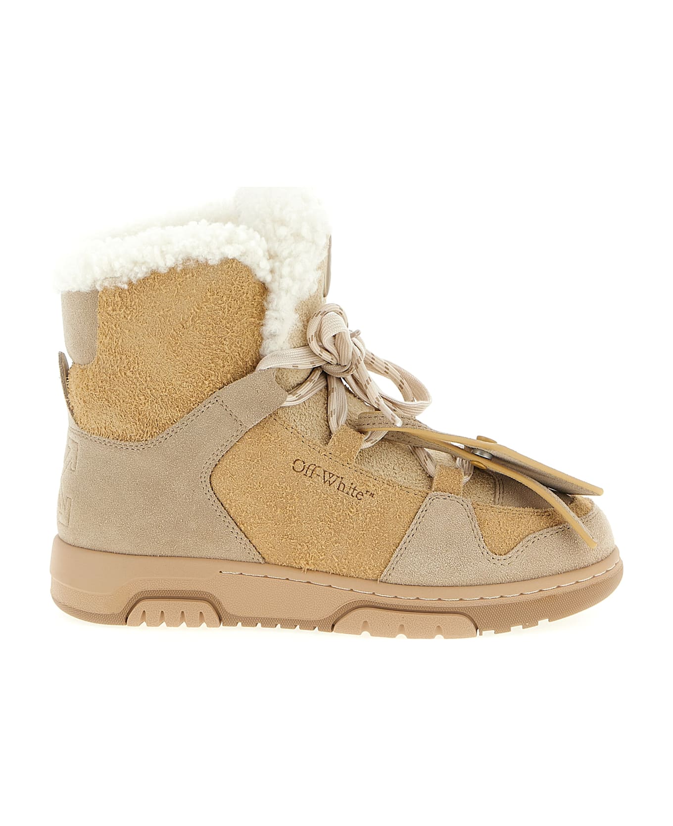 Off-White 'winter' Ankle Boots - Beige