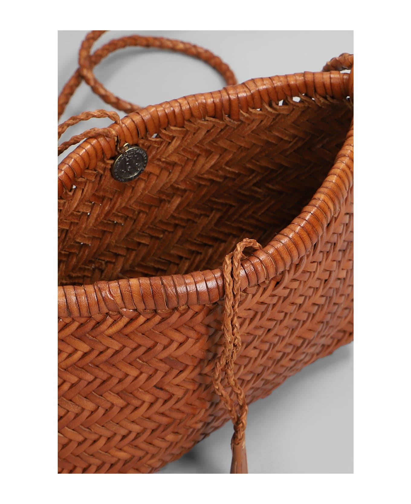 Dragon Diffusion Minsu Mini Basket Hand Bag In Leather Color Leather - leather color