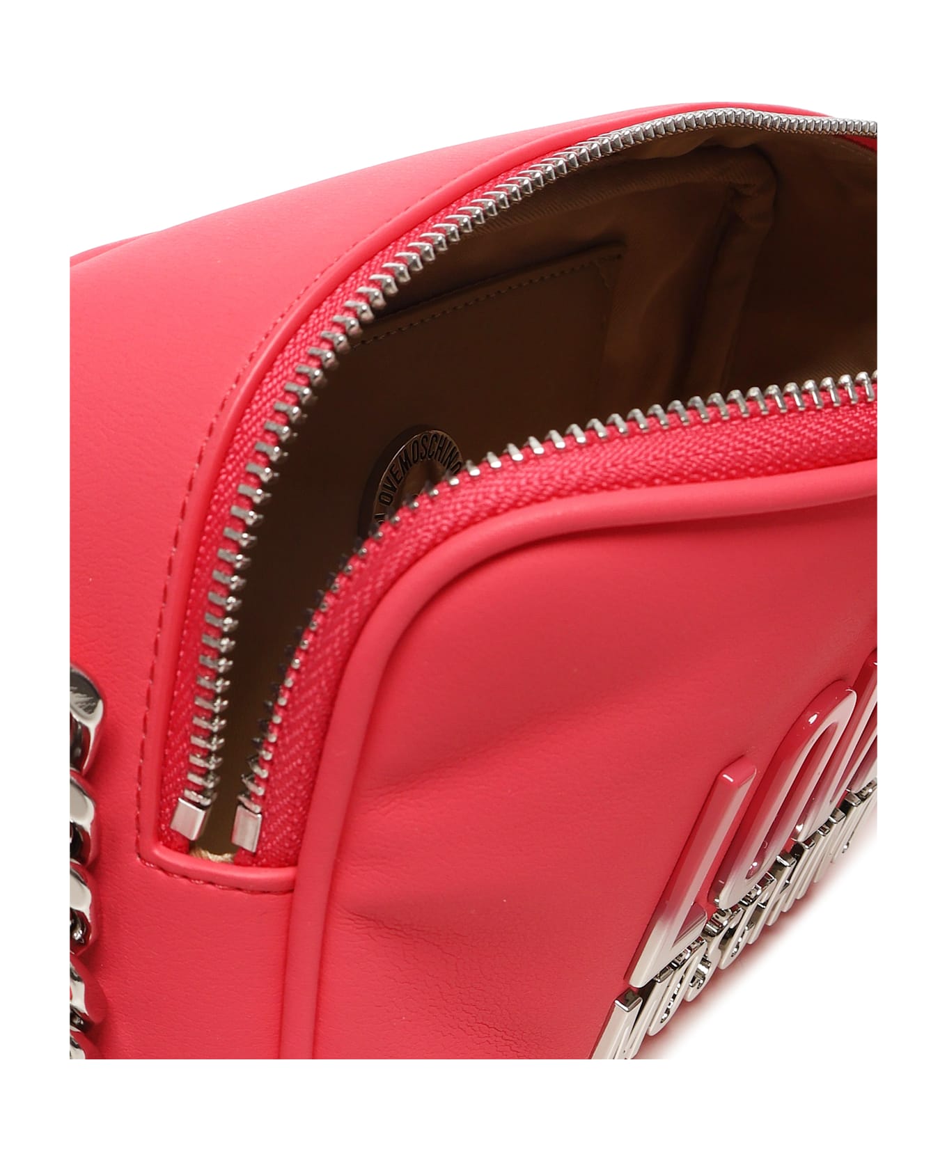 Love Moschino Borsa A Tracolla Con Logo Degradé - Fuchsia