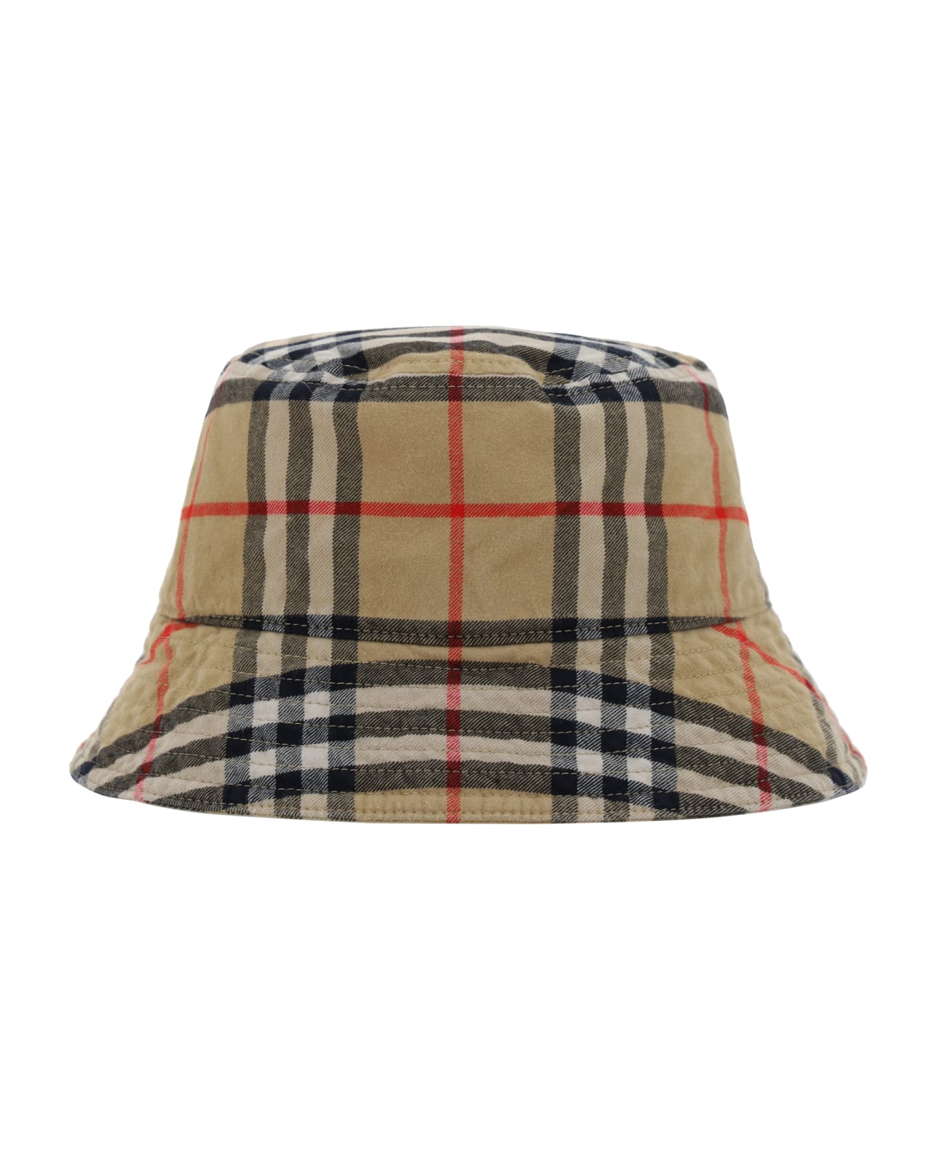 Burberry Bucket Hat Check - Archive Beige