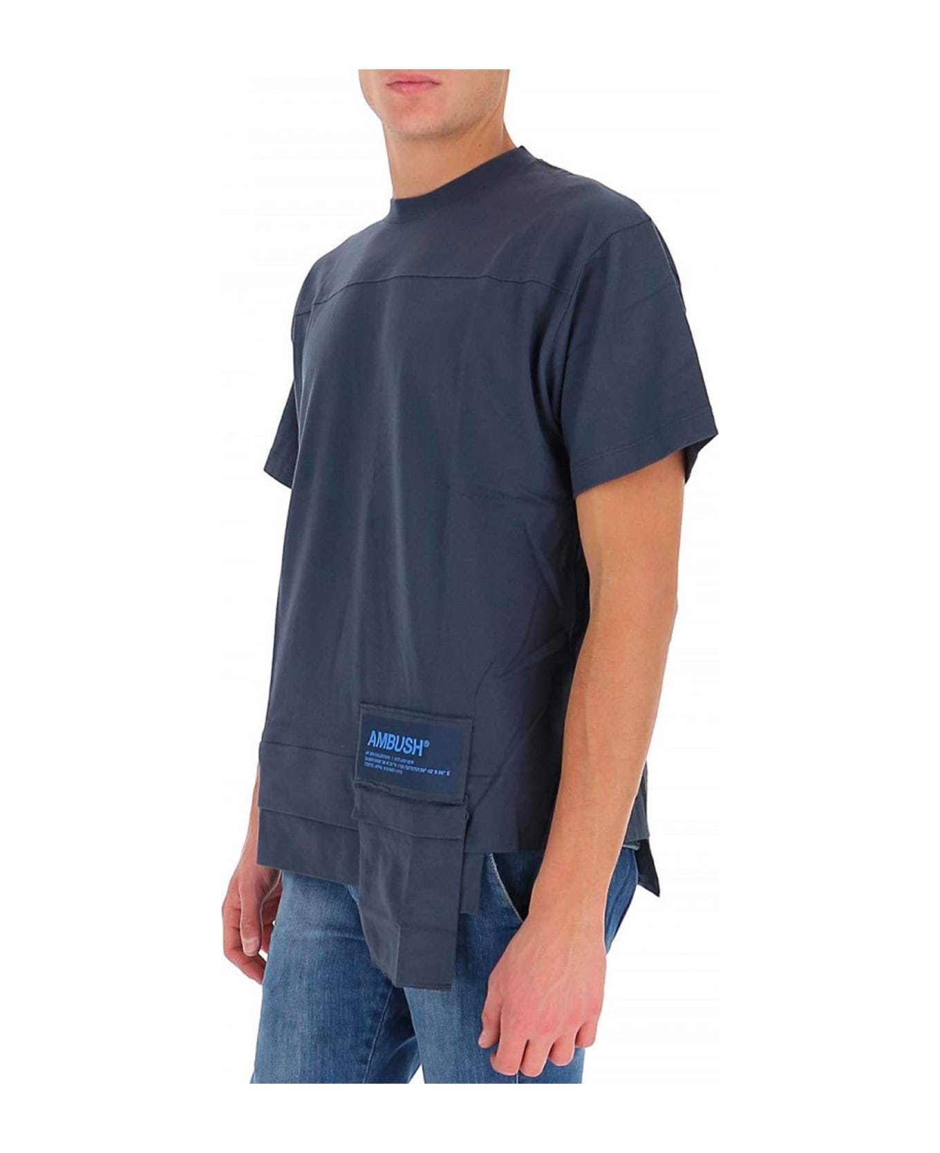 AMBUSH Cotton T-shirt - Blue シャツ