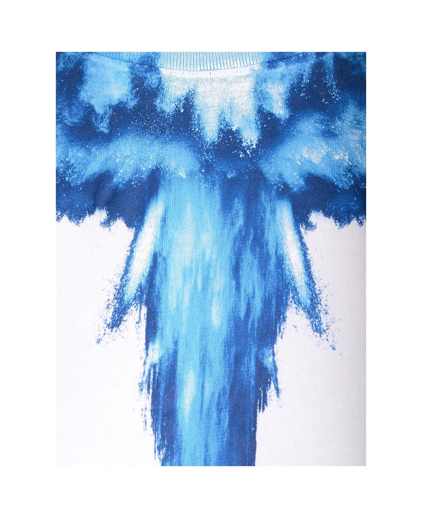 Marcelo Burlon T-shirt With Colordust Wings Print - White