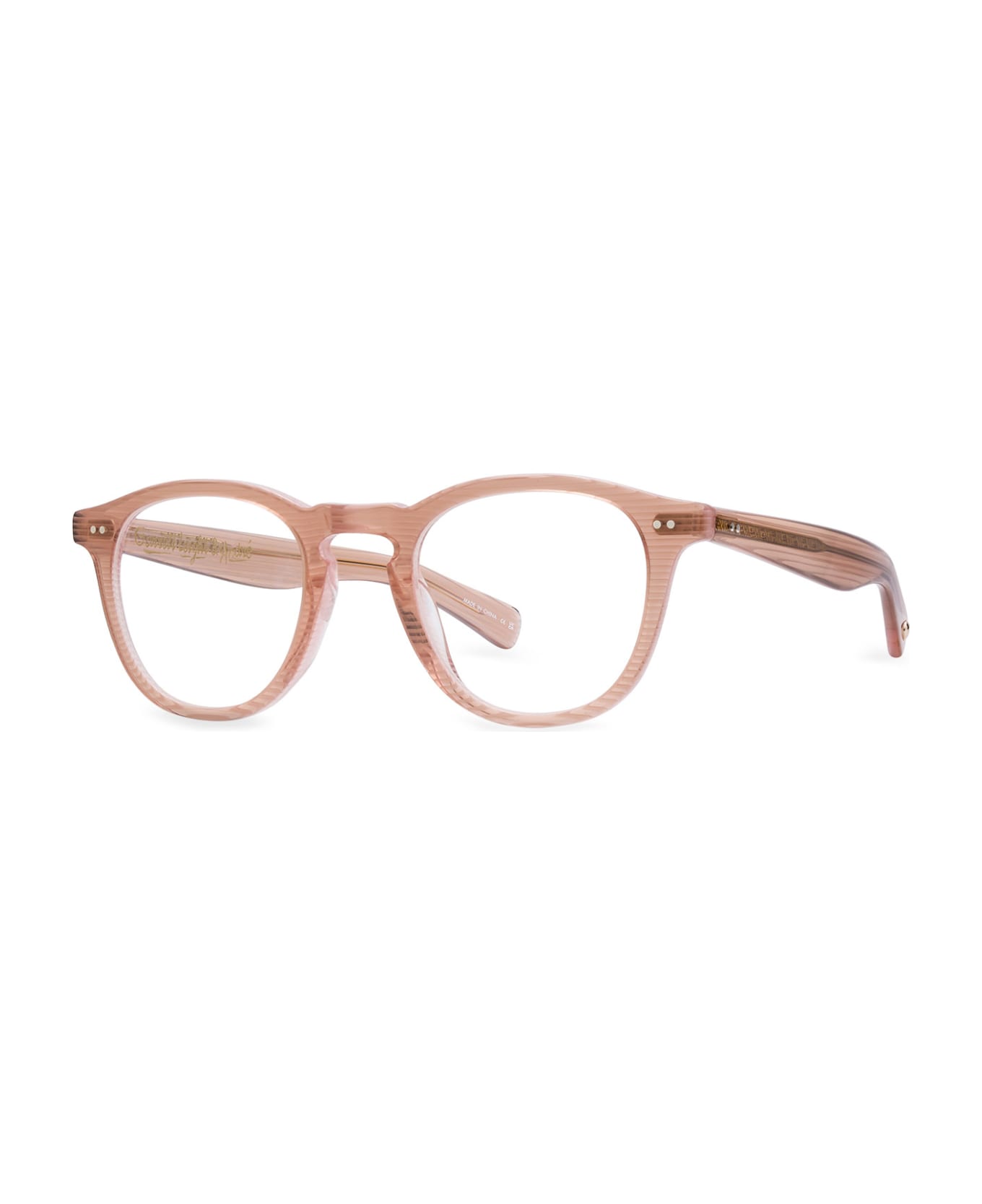 Garrett Leight Glco X Andre Saraiva Pink Stripes Glasses - Pink Stripes