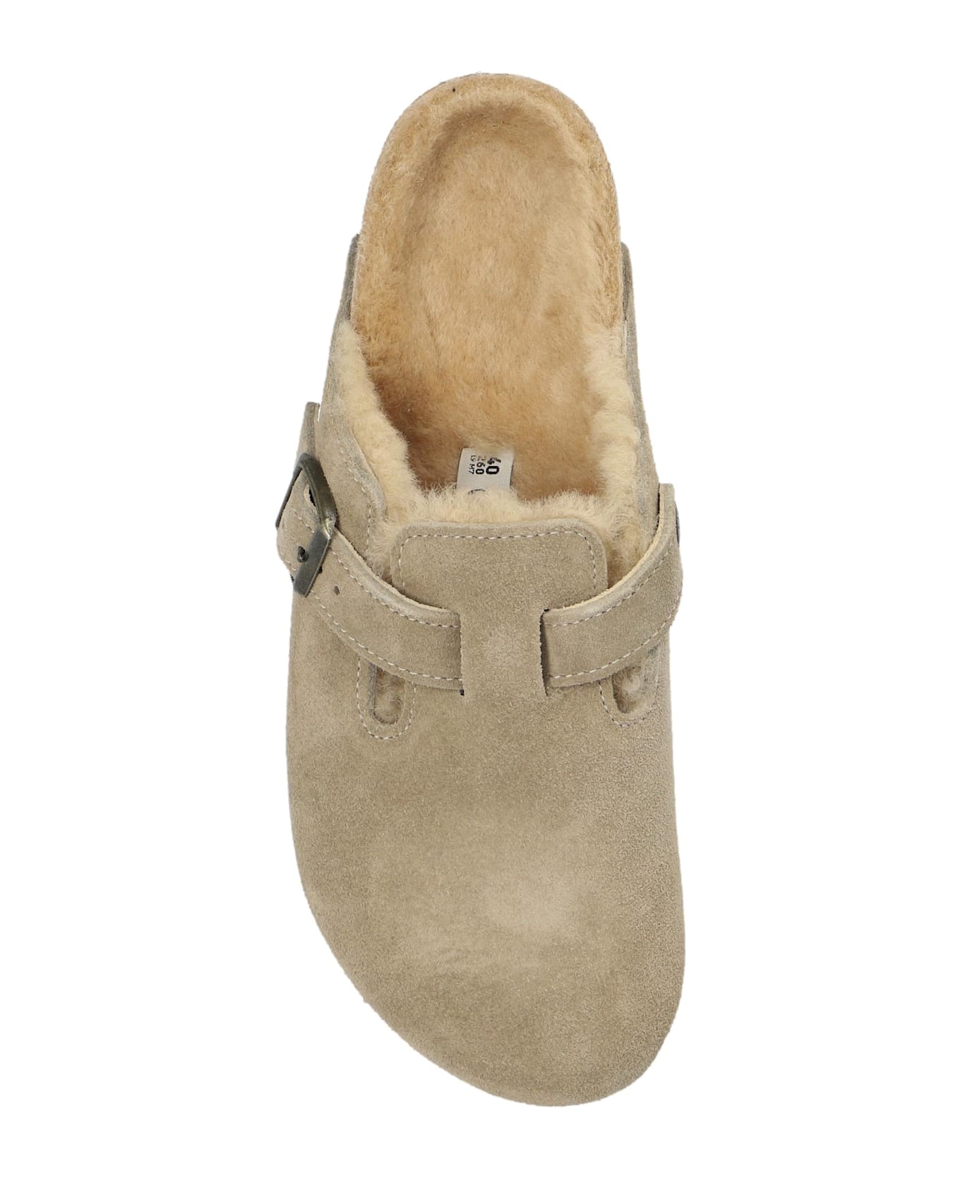 Birkenstock Birkenstock `boston` Clogs - Shearling Taupe