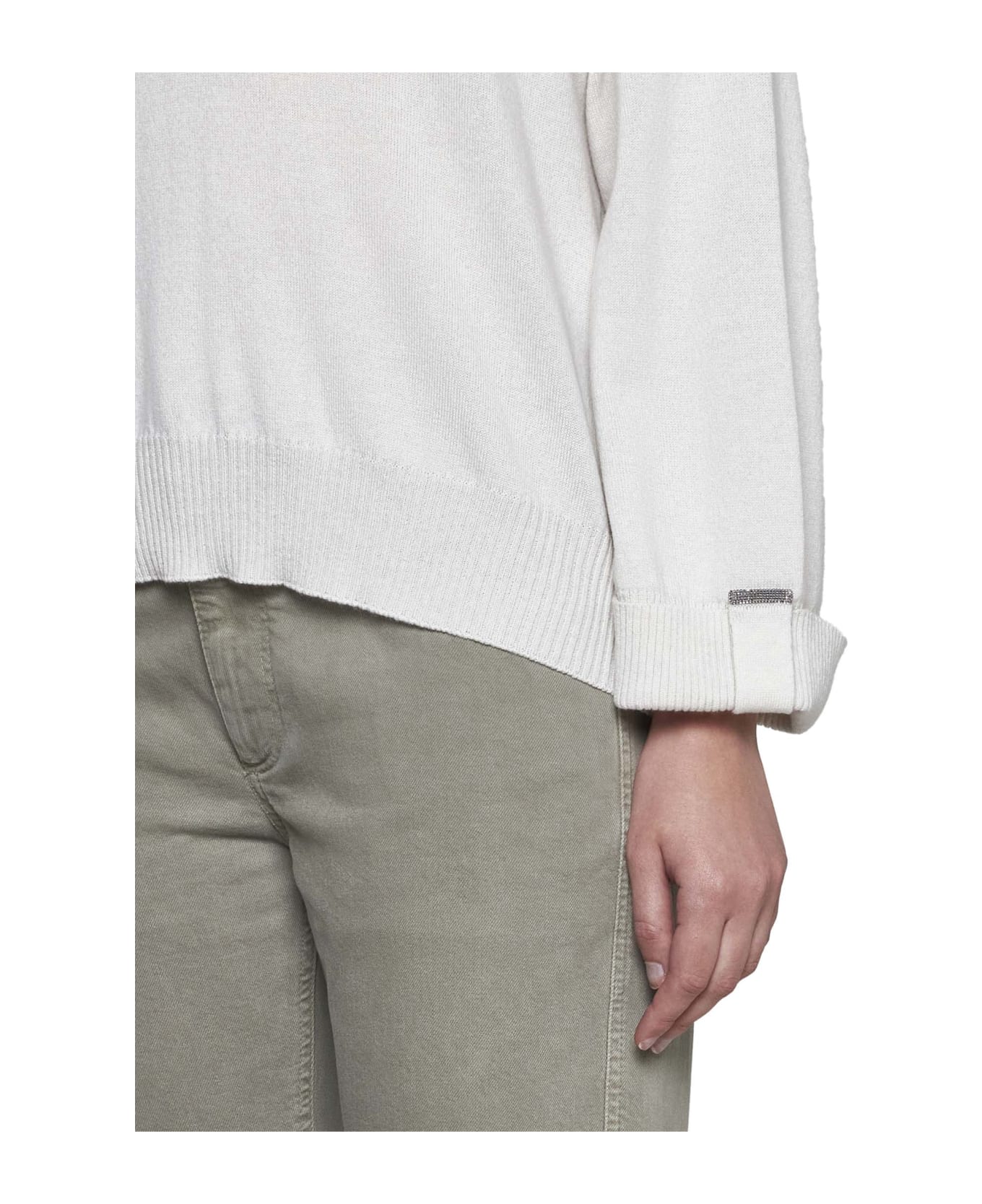 Brunello Cucinelli Sweater - Ivory ニットウェア