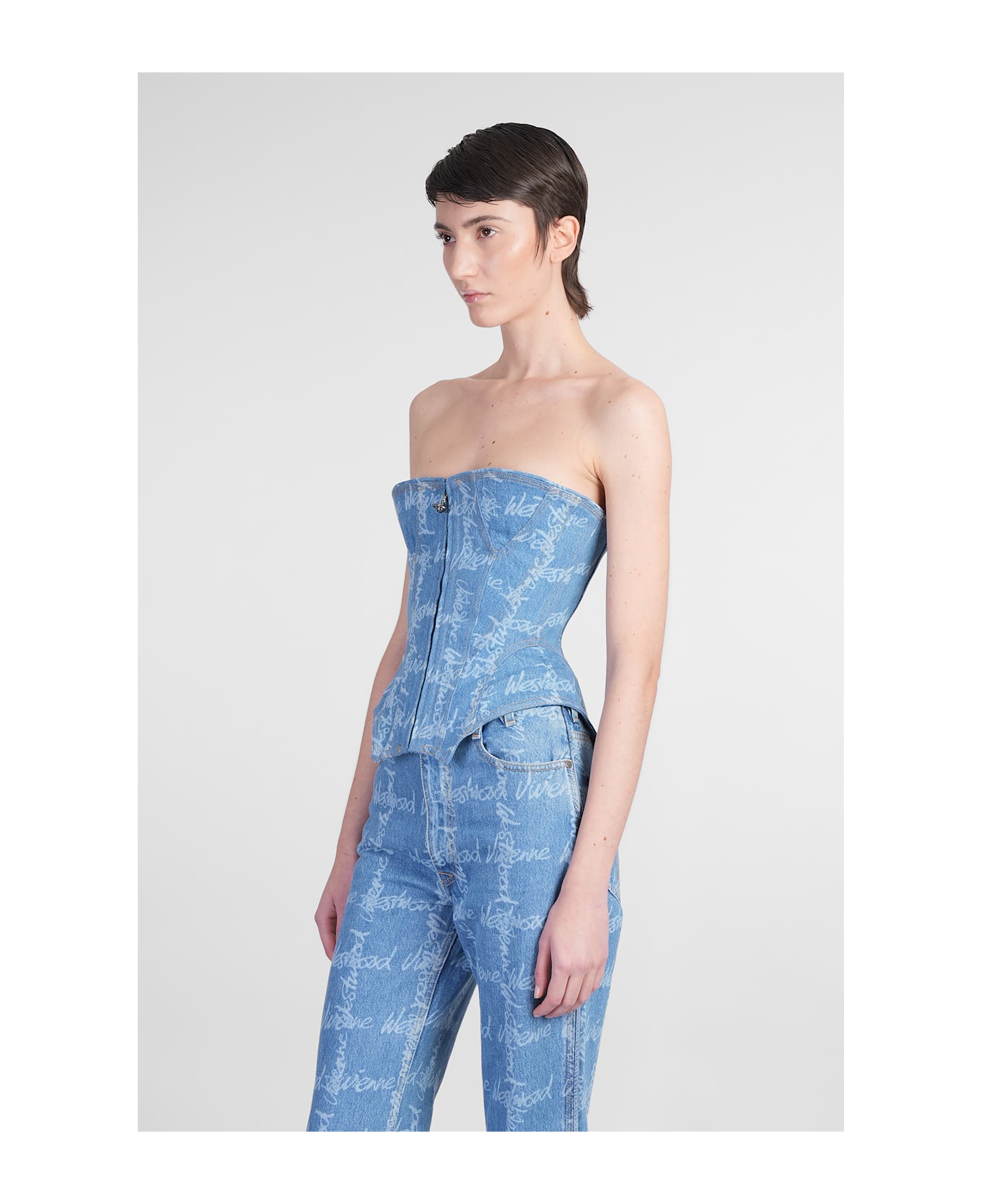 Vivienne Westwood Topwear In Blue Cotton - blue