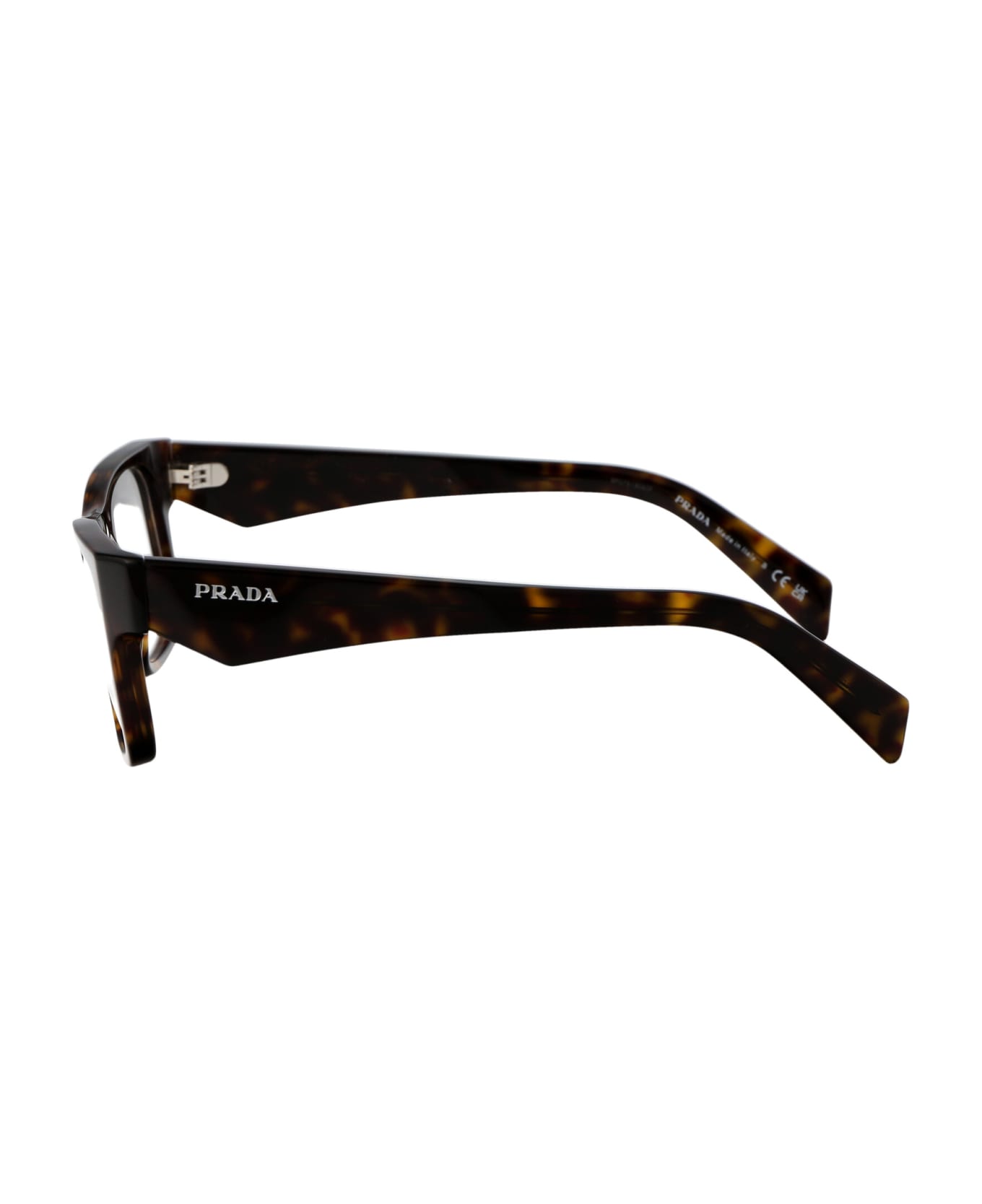 Prada Eyewear 0pr 22zv Glasses - 19J1O1 Loden/Black アイウェア