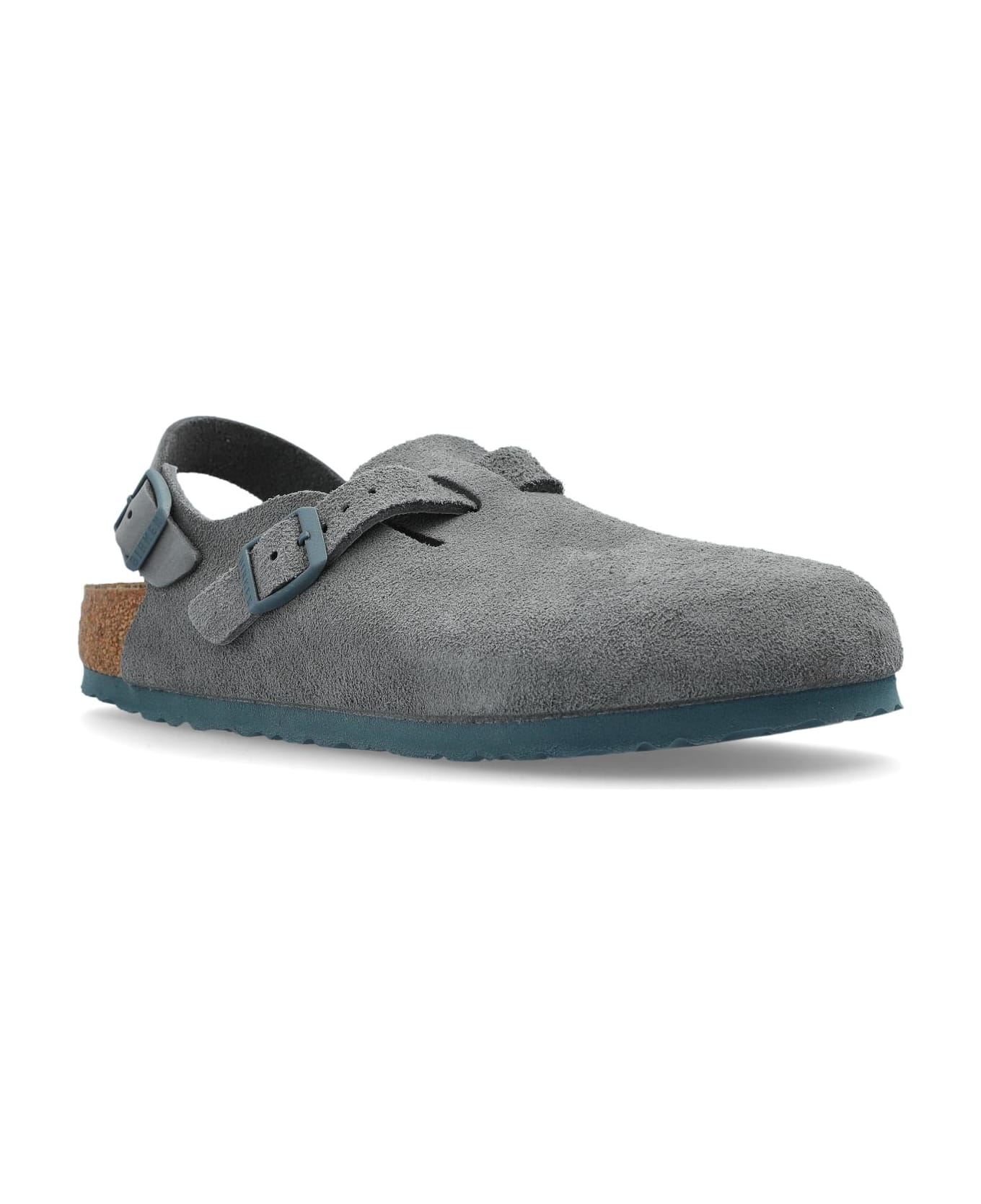 Birkenstock 'tokio Ii Suede' Shoes - GREY