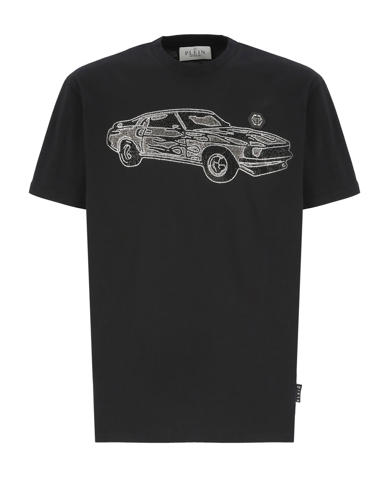 Philipp Plein Neck Ss T-shirt - Black