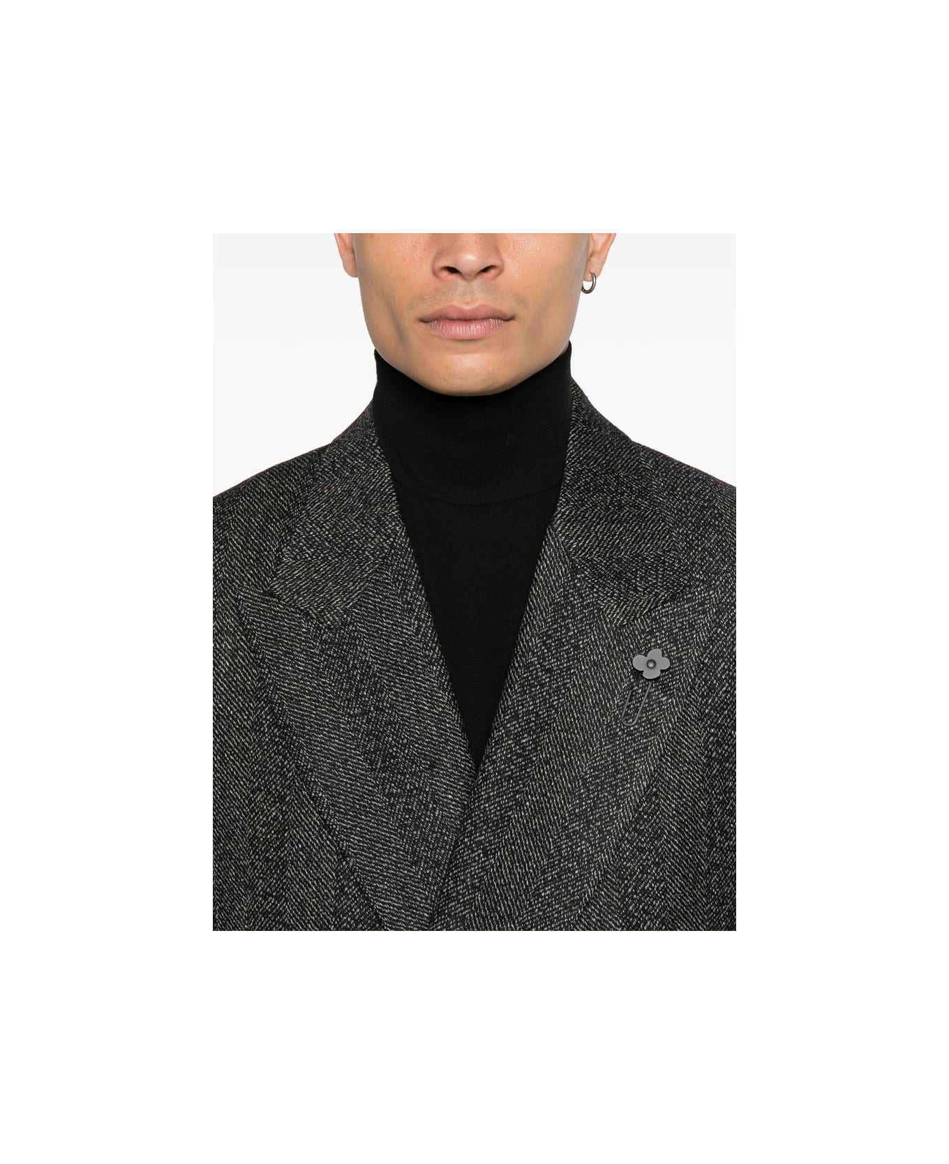 Lardini Coat - BLACK