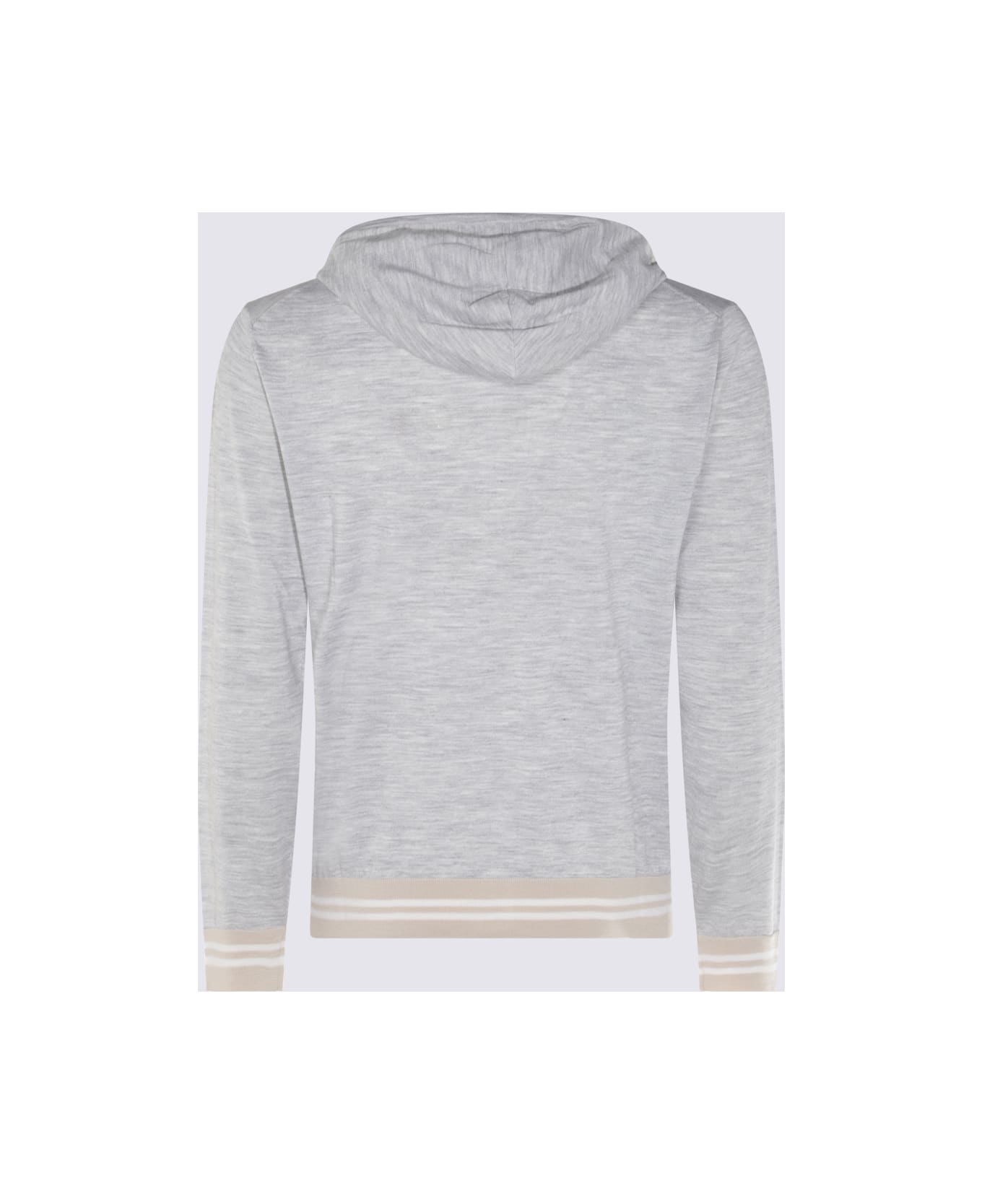Eleventy Grey And Beige Knitwear - GREY/SAND