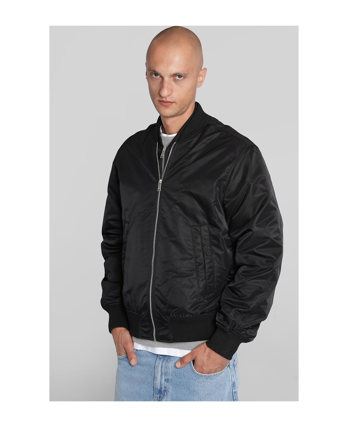 Axel Arigato Pen Layered Bomber Jacket In Black Polyamide - BLACK