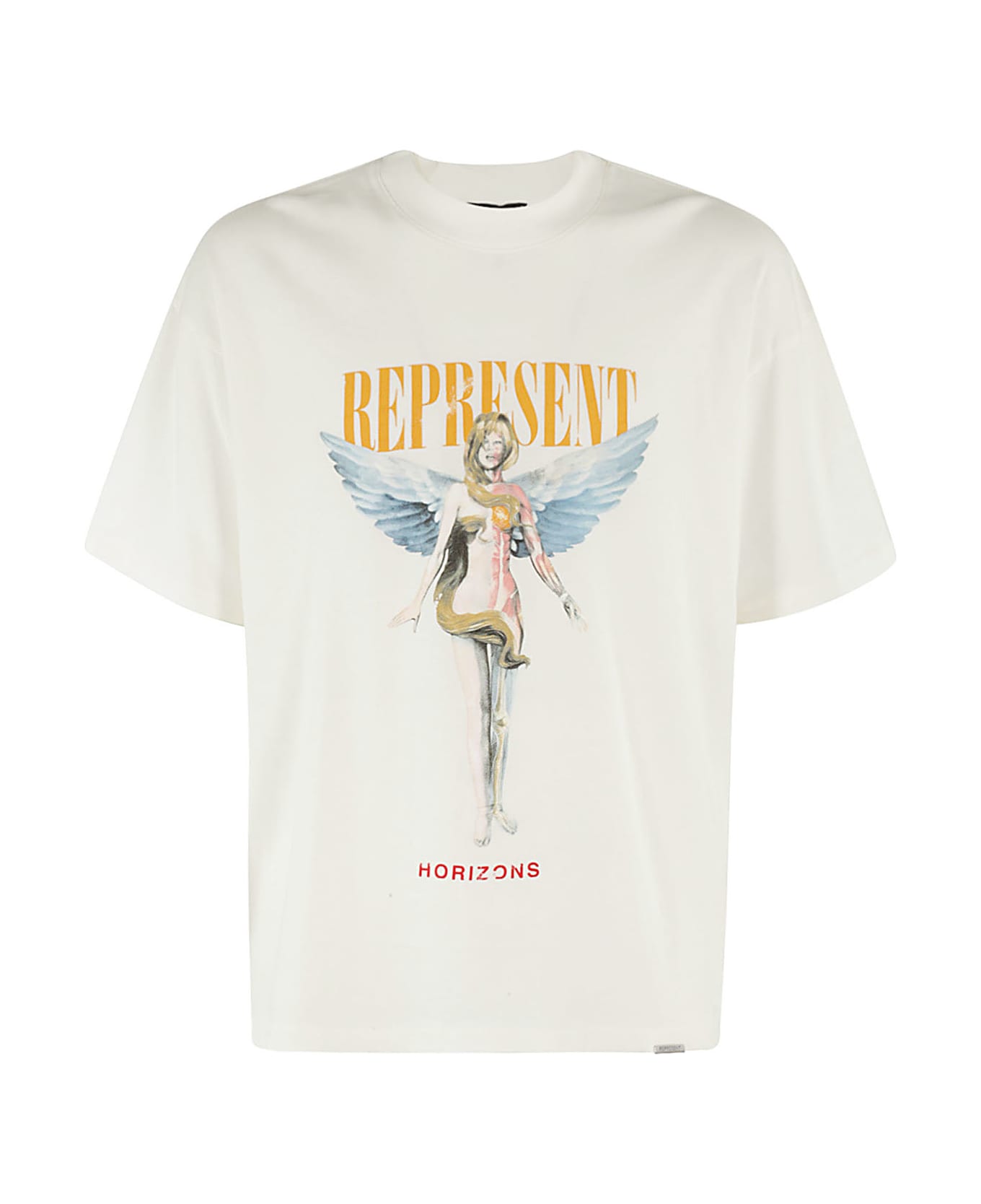 REPRESENT Reborn T Shirt - Flat White