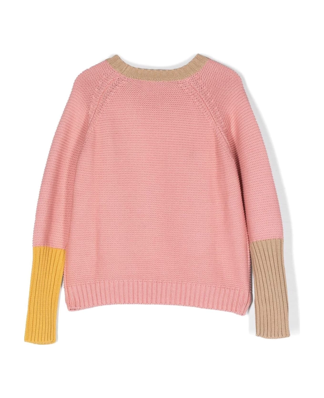 Il Gufo Pullover Round Neck Sleeves And Edges Color - MULTICOLOR