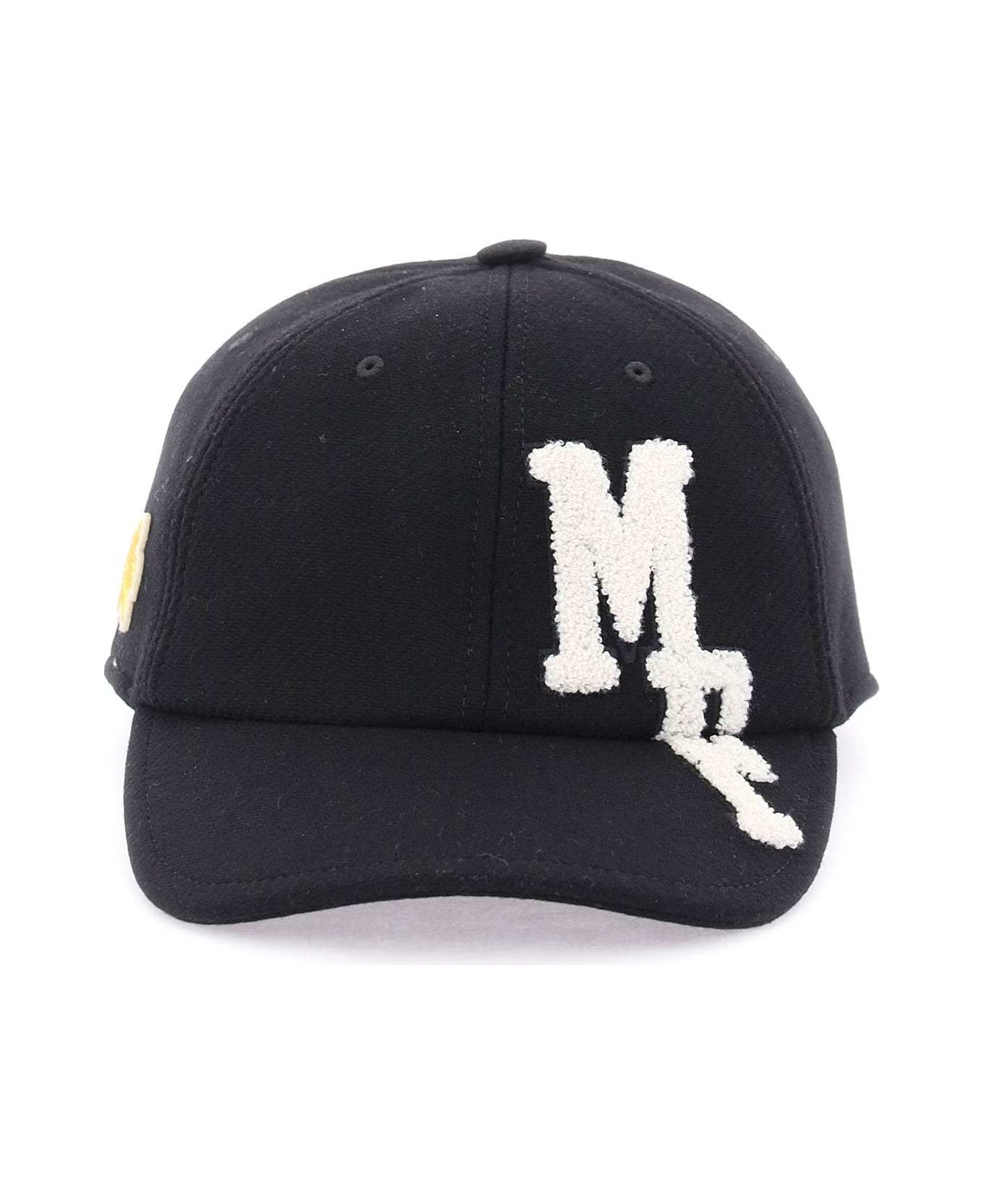 Moncler Genius Moncler X Frgmt - Logo Baseball Cap - black 帽子