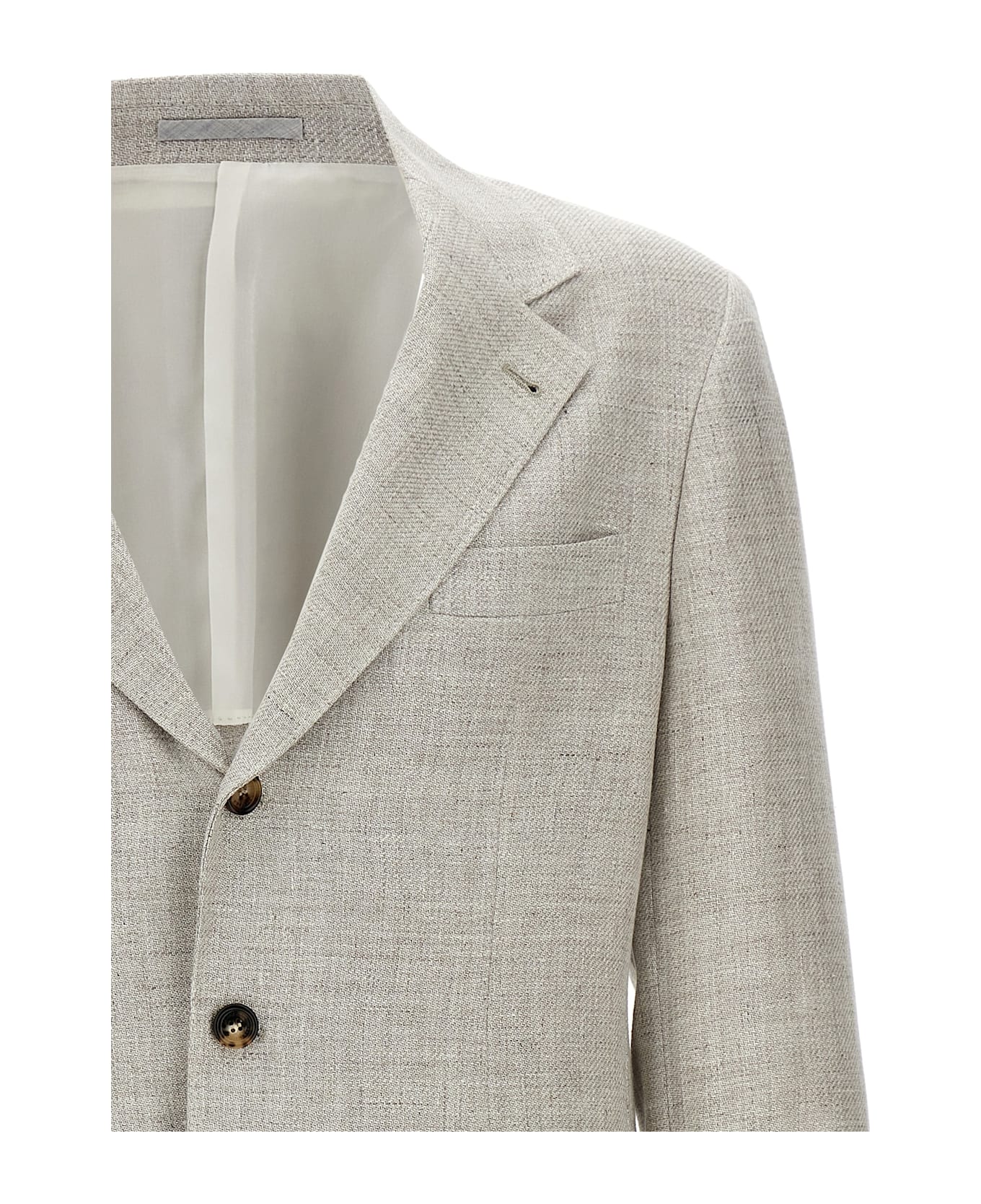 Brunello Cucinelli Single-breasted Blazer - Juta