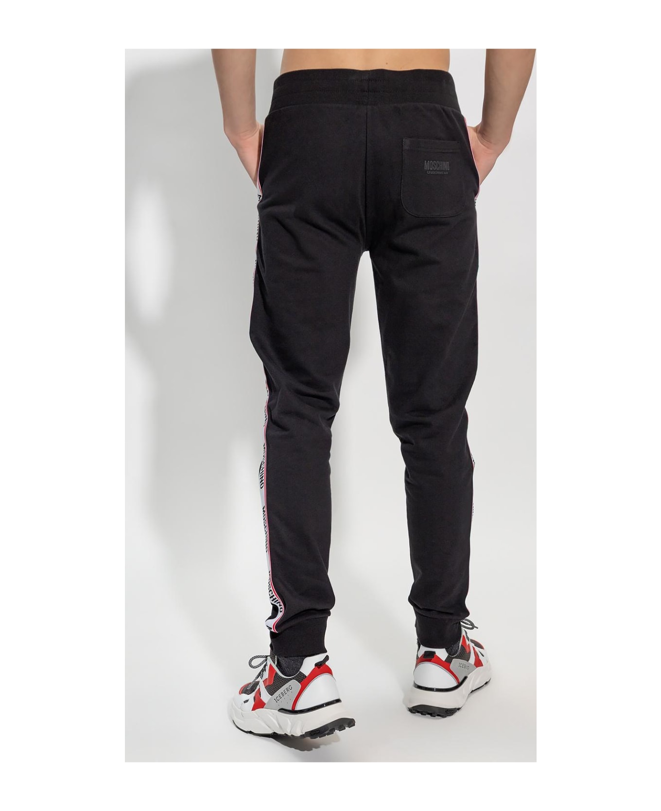 Moschino Sweatpants With Logo - Black