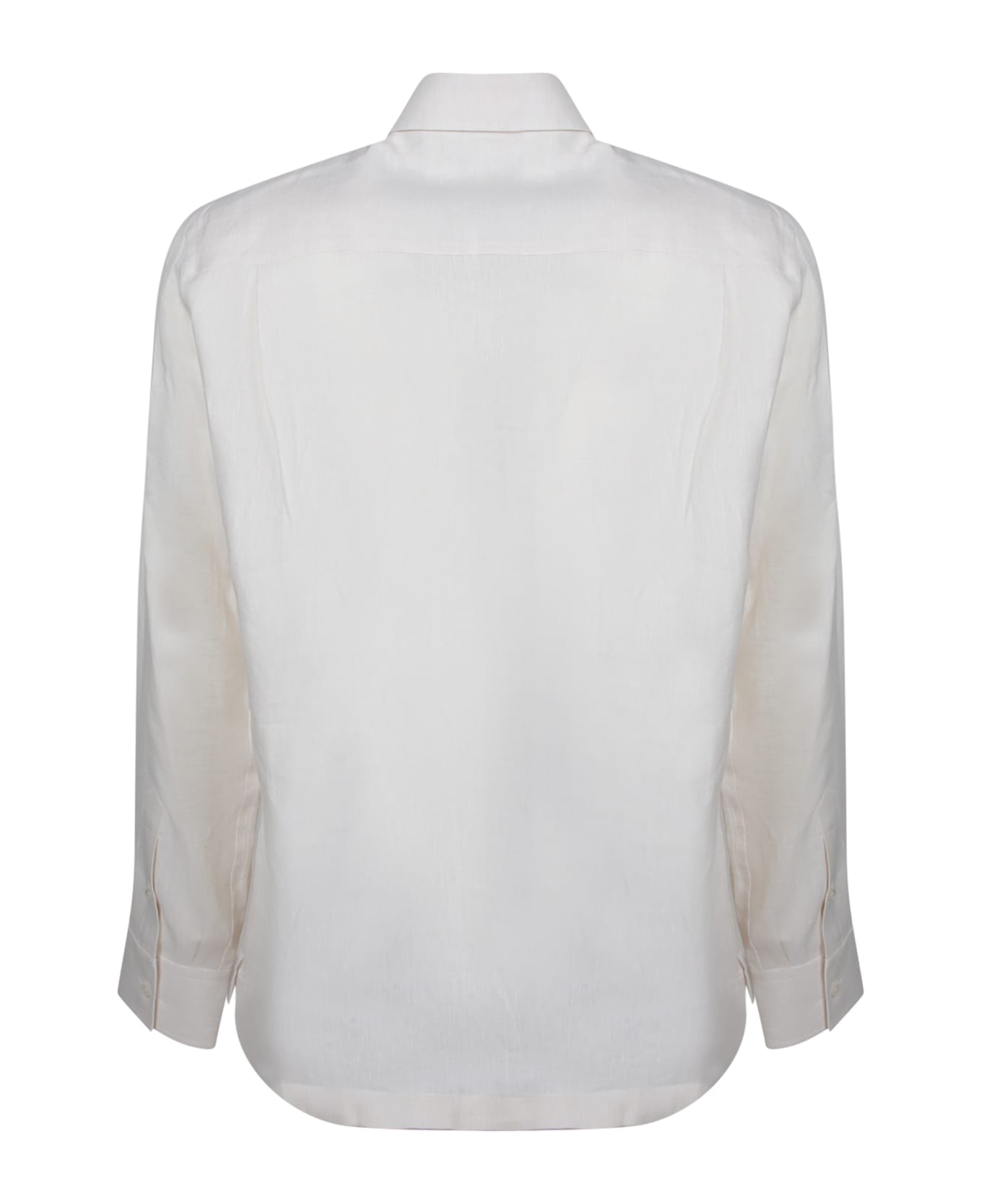 White Linen Shirt - Thumbnail 3