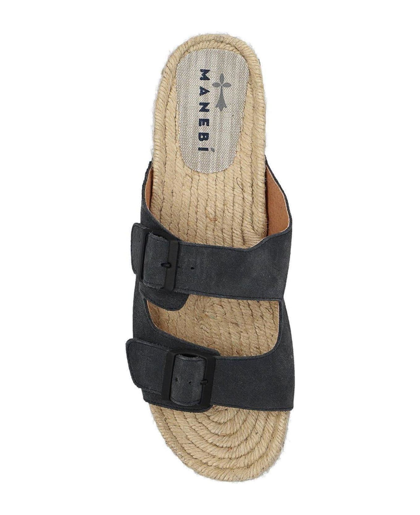 Manebi Hamptons Nordic Sandals - Grey
