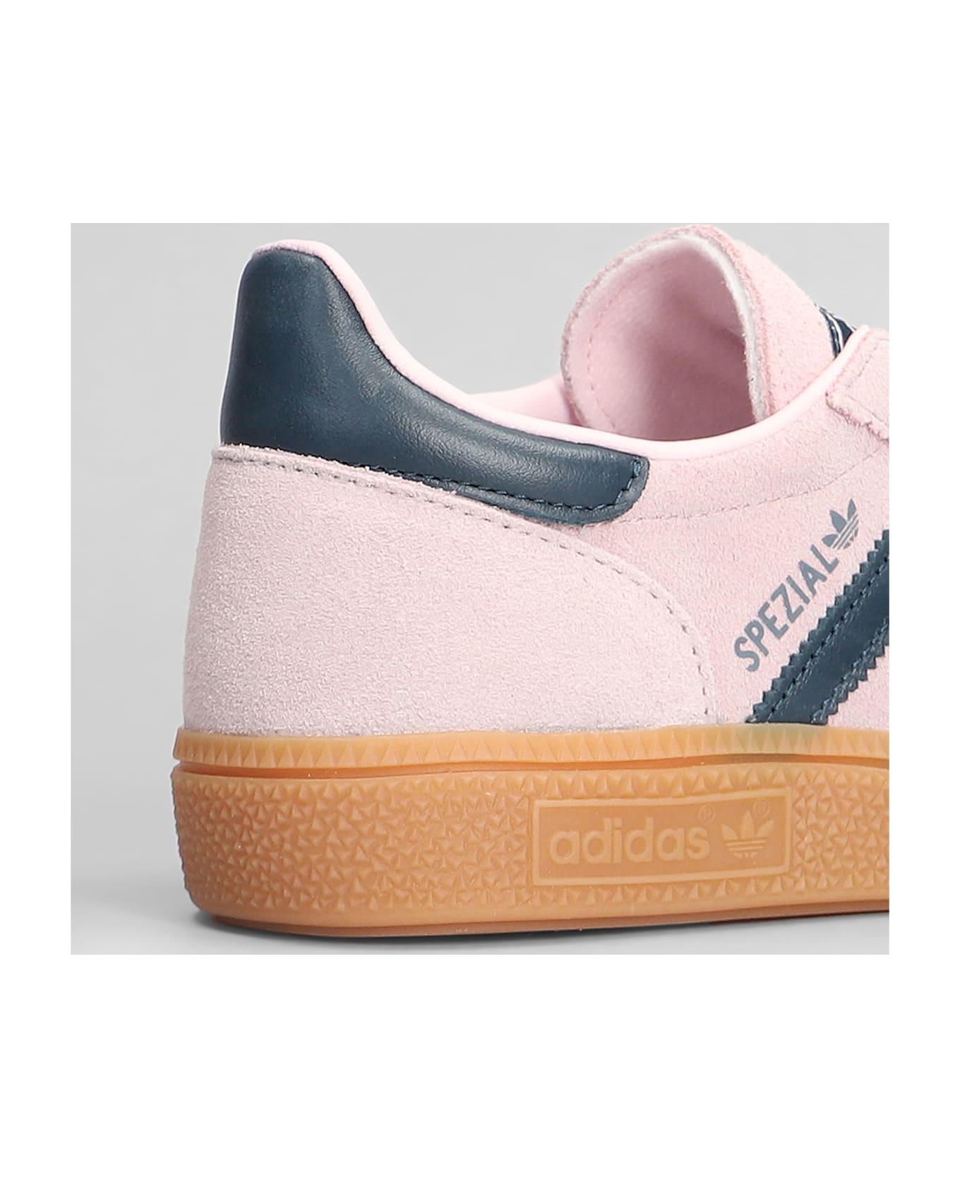 Adidas Handball Spezial Sneakers In Rose-pink Suede - rose-pink