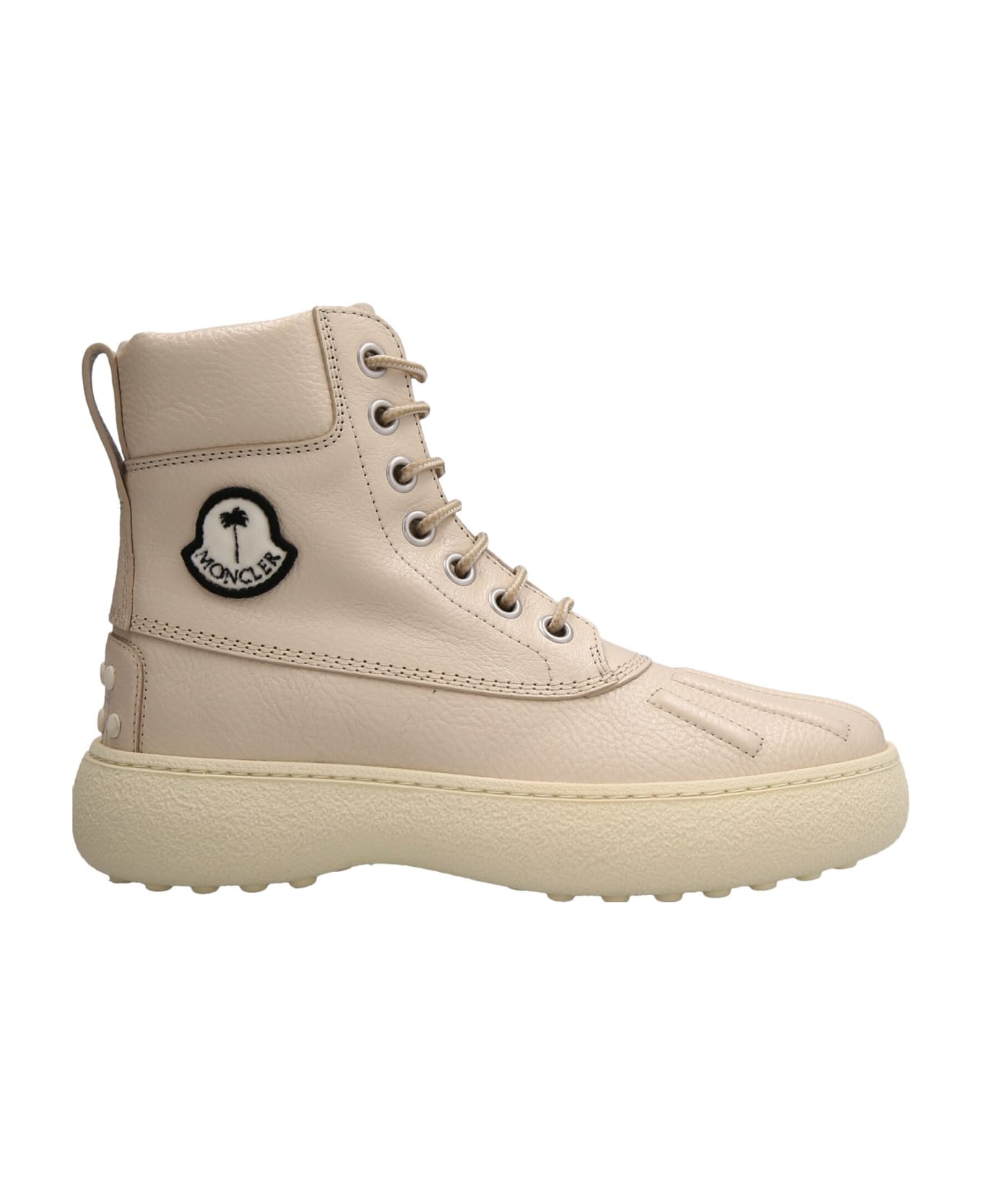 Moncler Genius Ankle Boot 'winter Gommino Mid' Moncler Genius X Palm Angels X Tod's - Beige