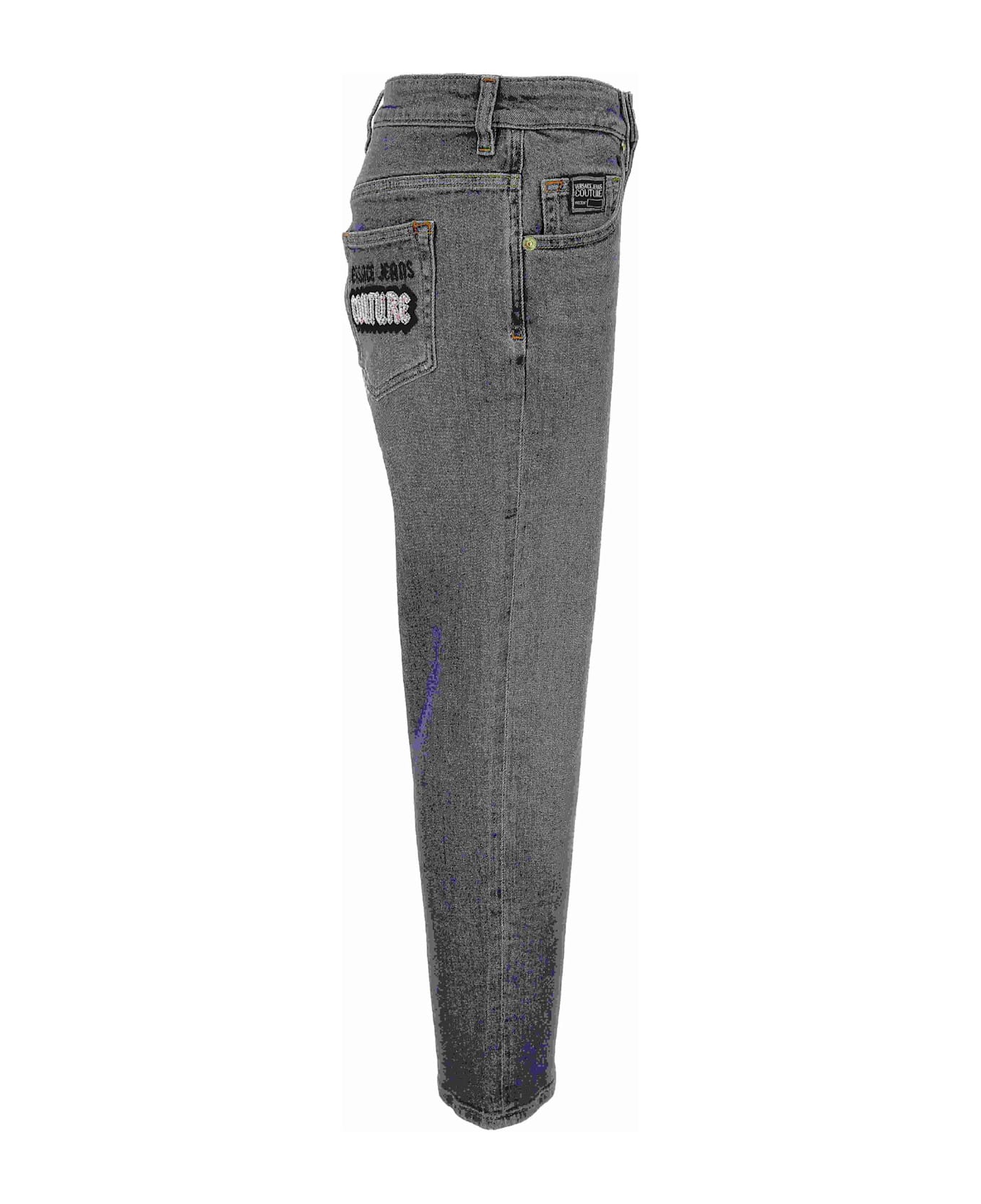 Versace Jeans Couture 5 Pocket Pants - Blue