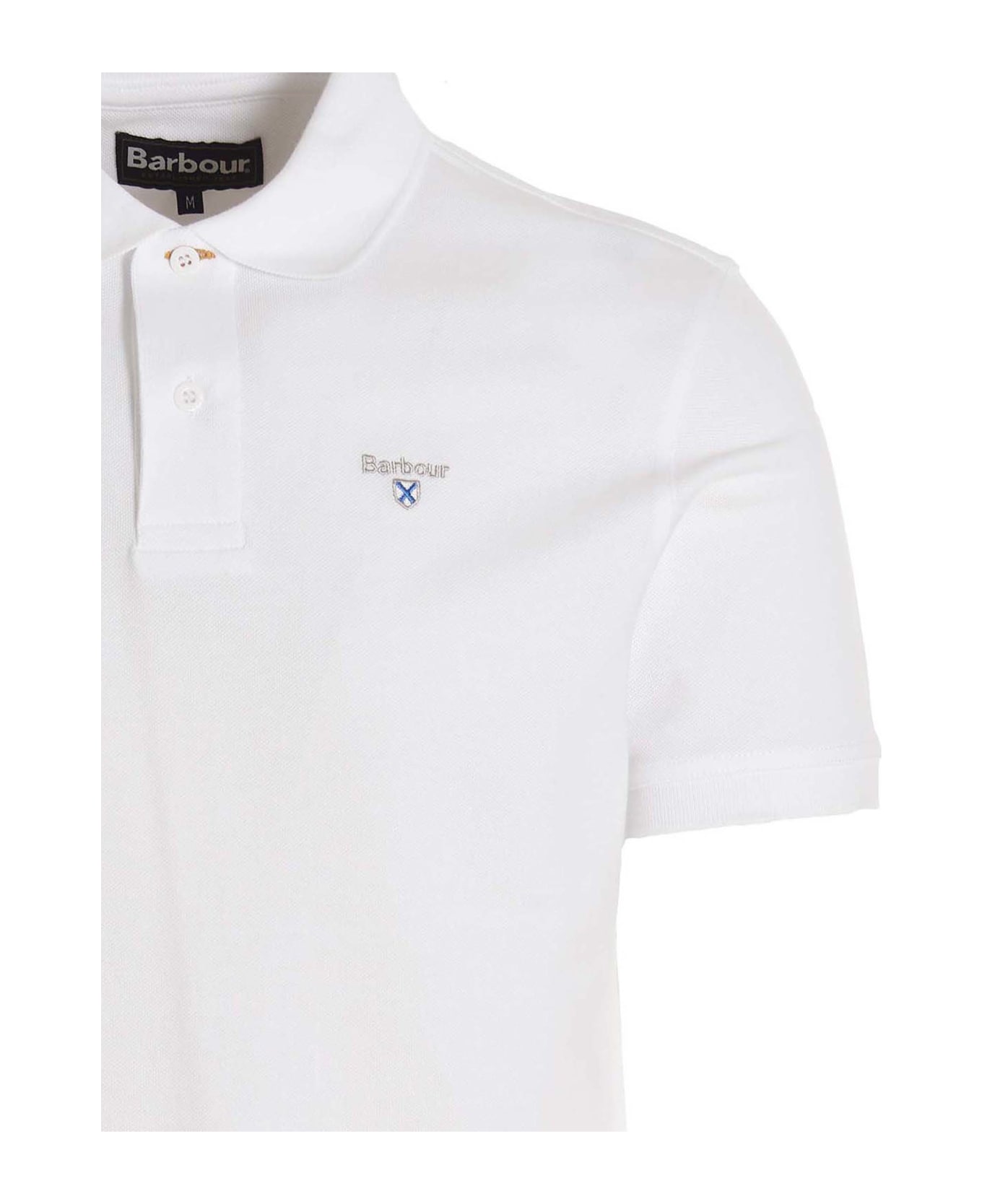 Barbour 'sports' Polo Shirt - White