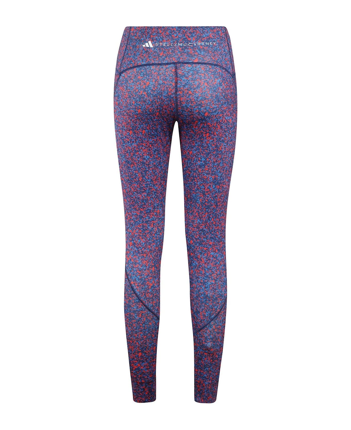 Adidas by Stella McCartney Truepurpose Optime Printed Performance Leggings - Actred/bahblu/tenabl