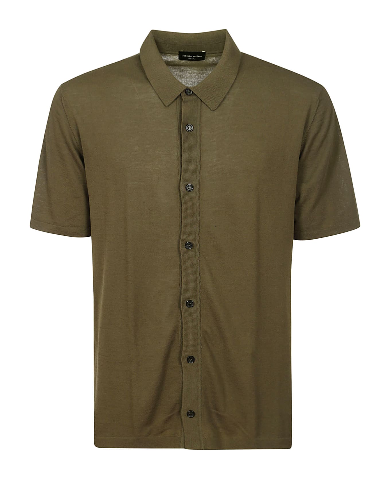 Roberto Collina Shirt Ss - Green