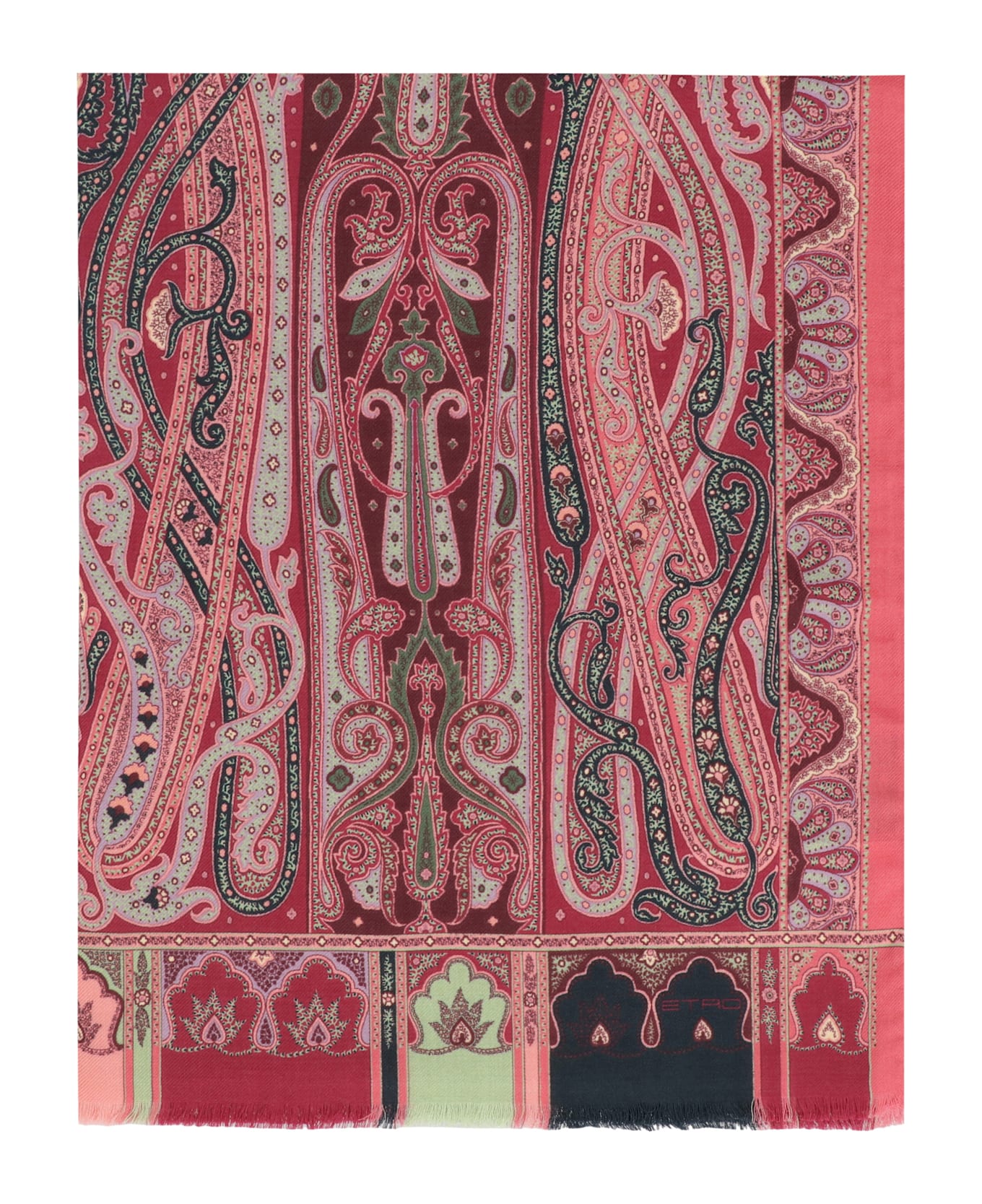 Etro Wool And Silk Scarf - Multicolor