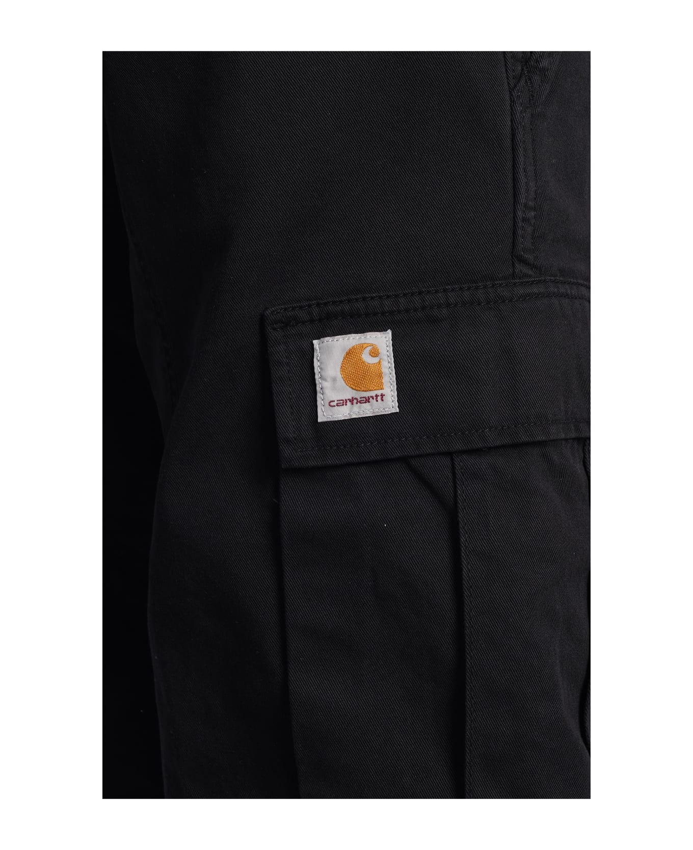 Carhartt Shorts In Black Cotton - Black