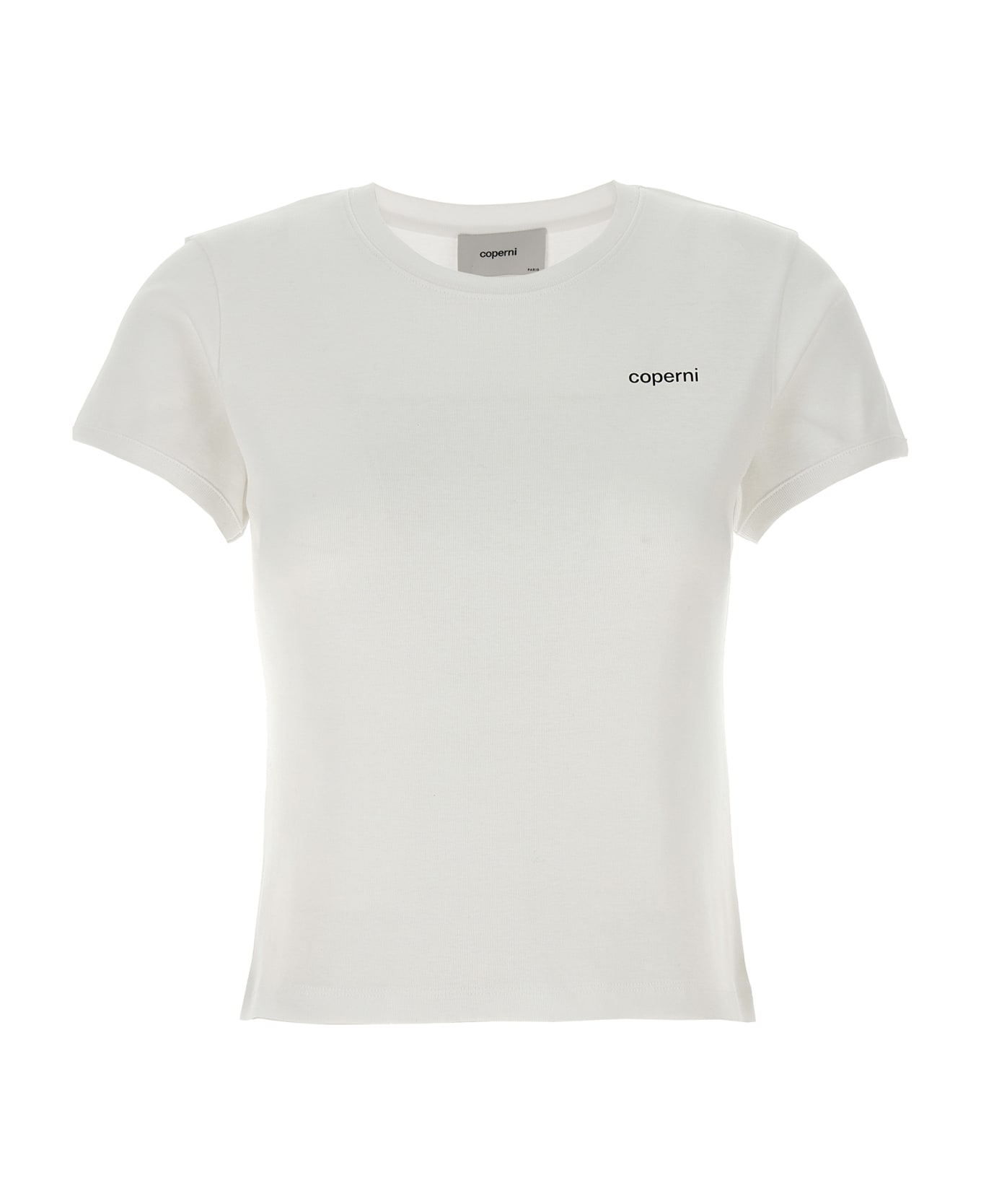 Coperni Logo Print T-shirt - Whtblk White Black Print