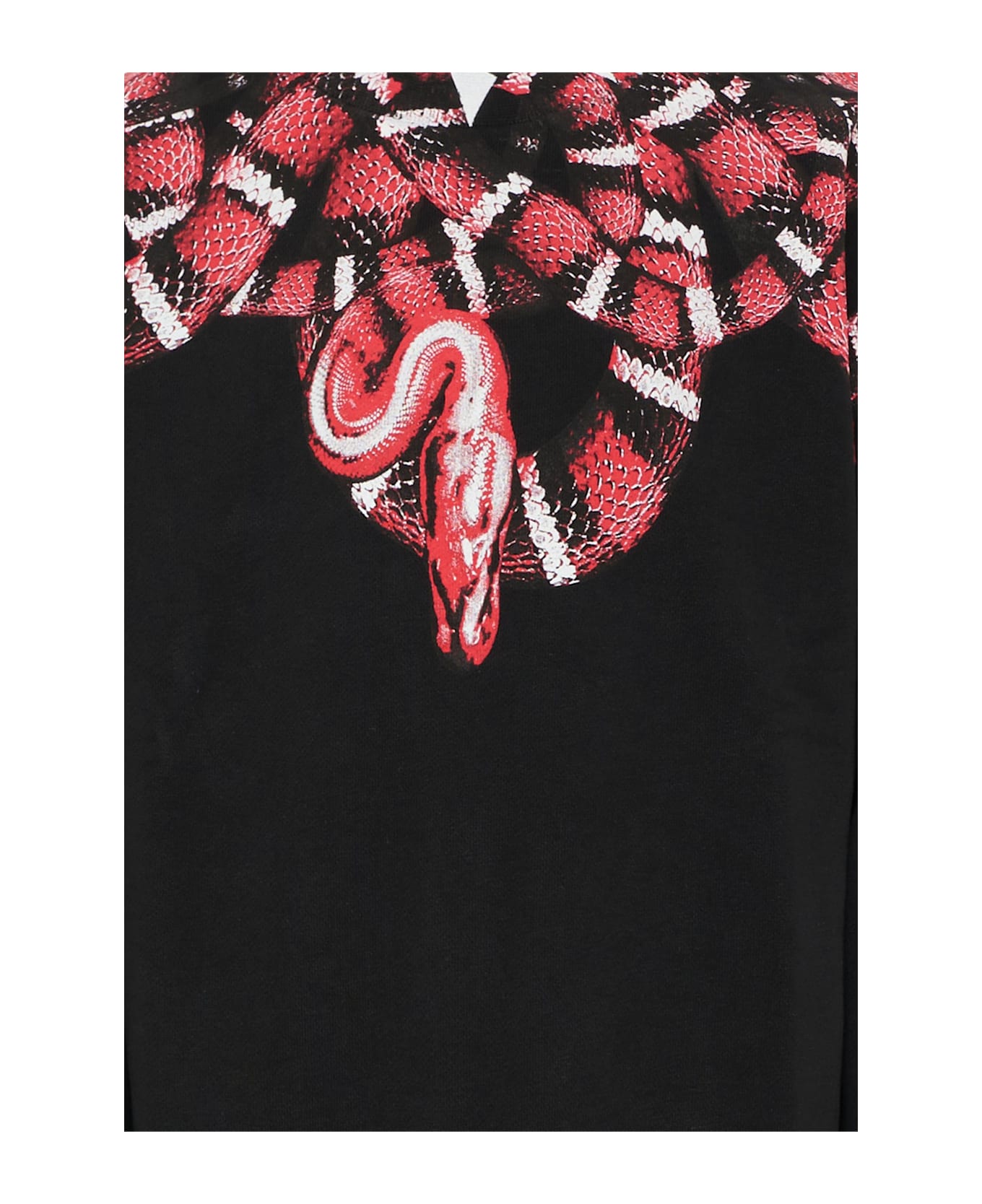 Marcelo Burlon Black Sweatshirt For Boy With Snake - Black