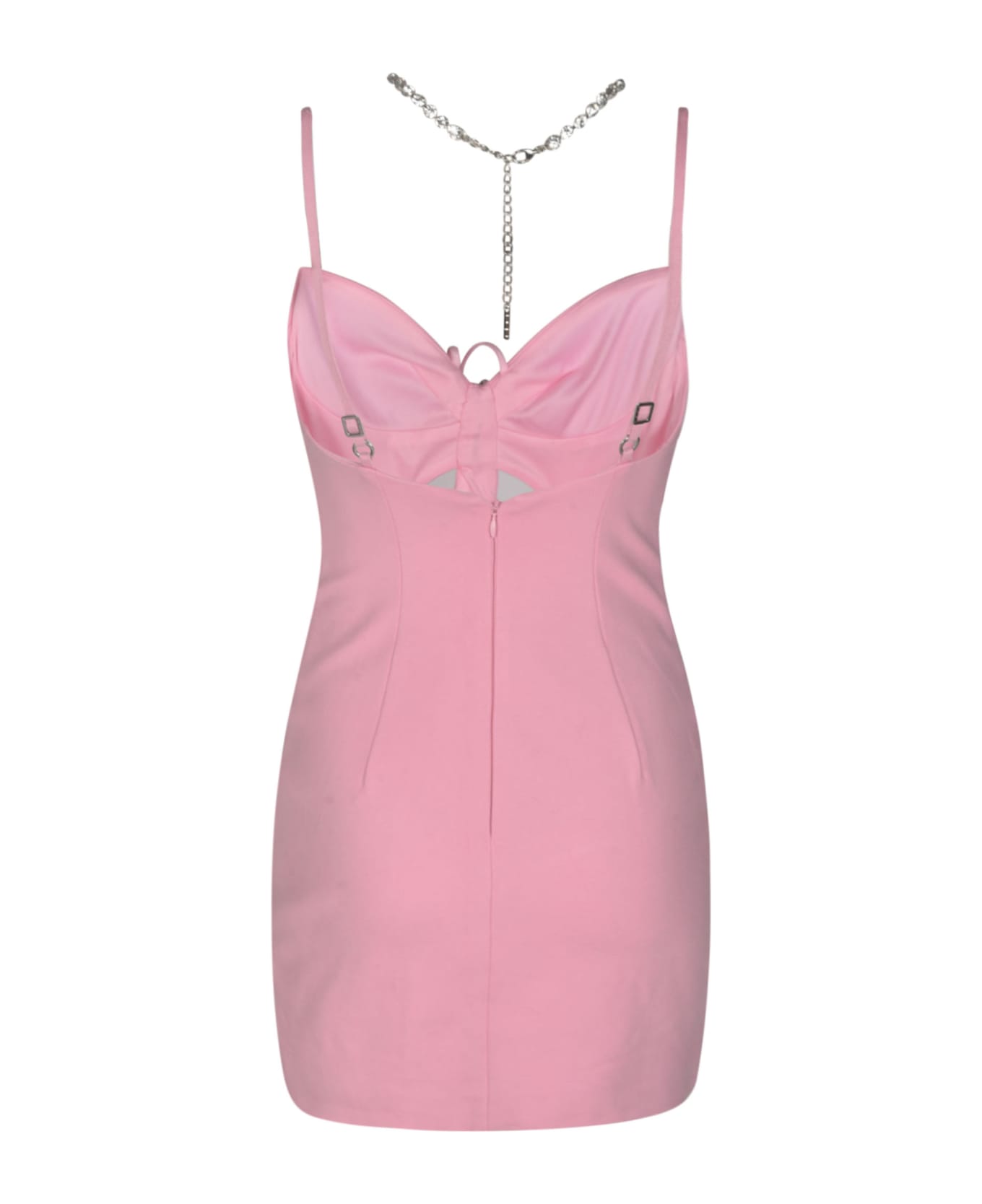 AREA Butterfly Cut-out Detail Dress - Pale Pink