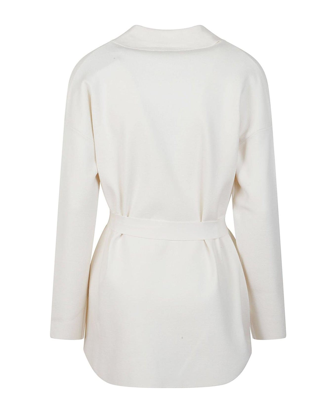 Max Mara Studio Aquile Knotted Jacket - BIANCO