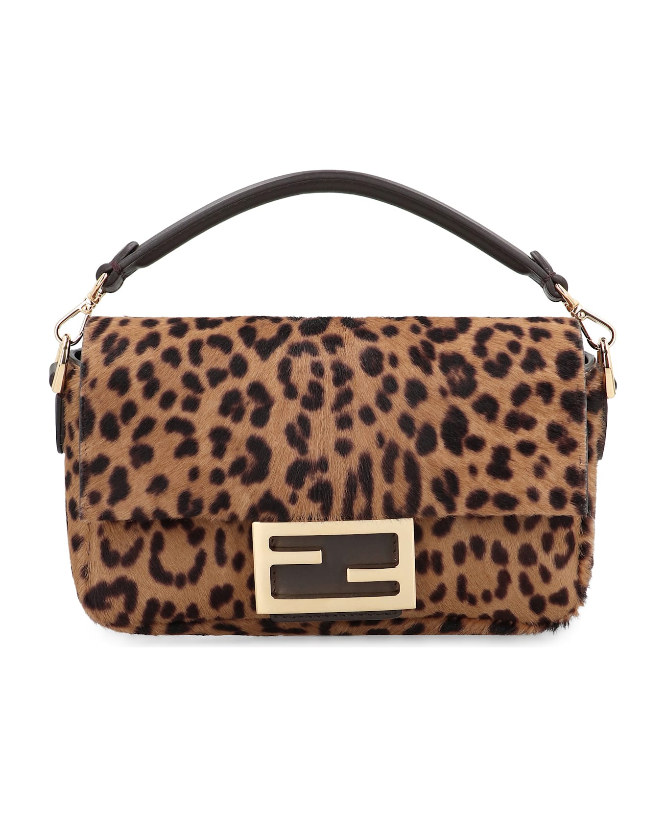 Fendi Borsa Baguette® Mini In Calfskin - Animalier