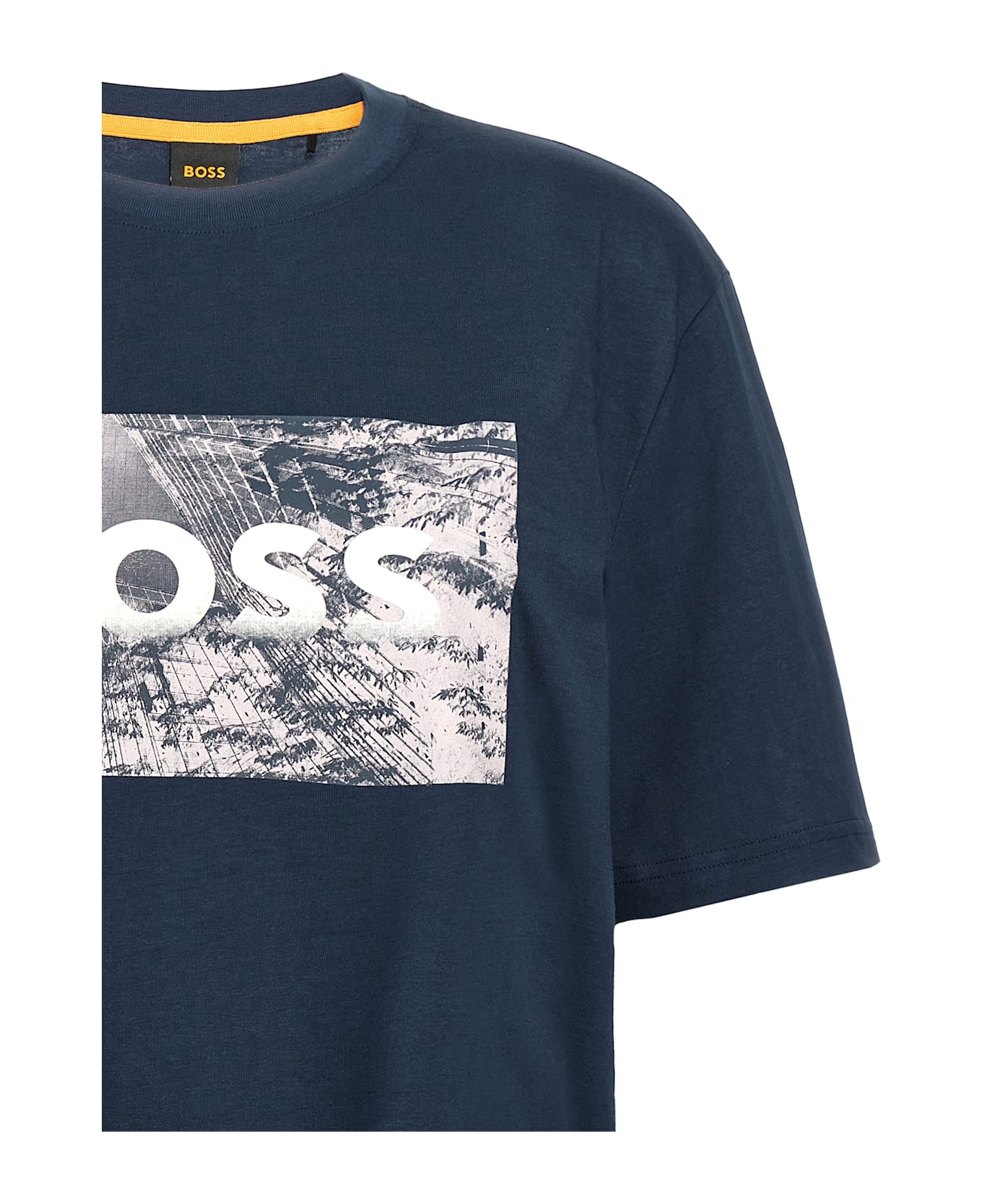 Hugo Boss 'te Building' T-shirt - Blue