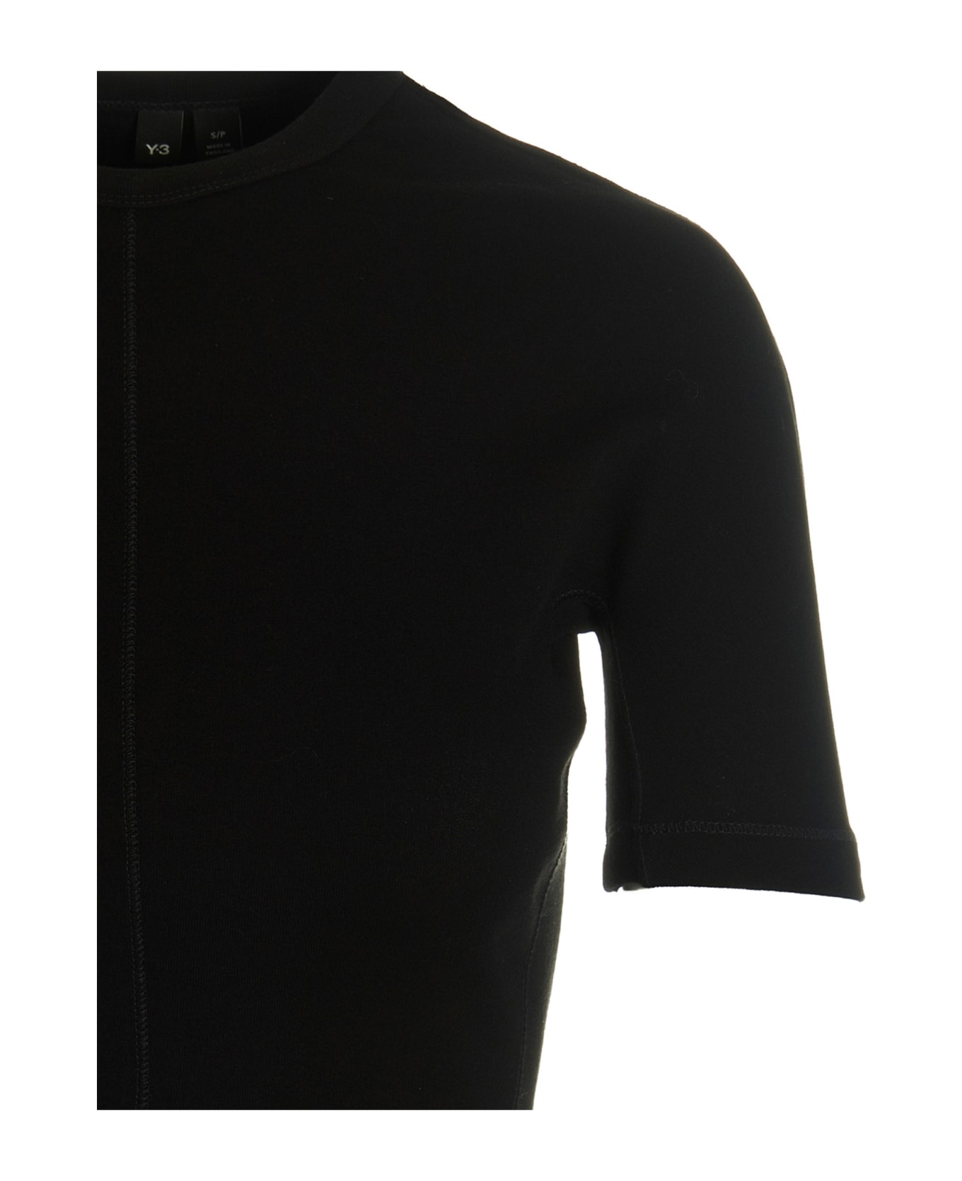 Y-3 Logo T-shrit - Black   Tシャツ